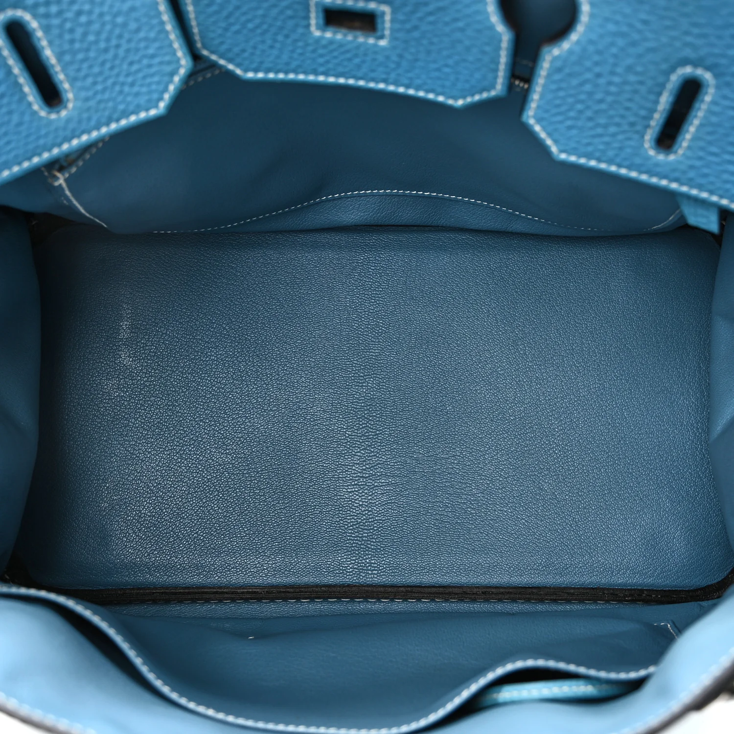 Togo Birkin 35 Blue Jean - Top Club