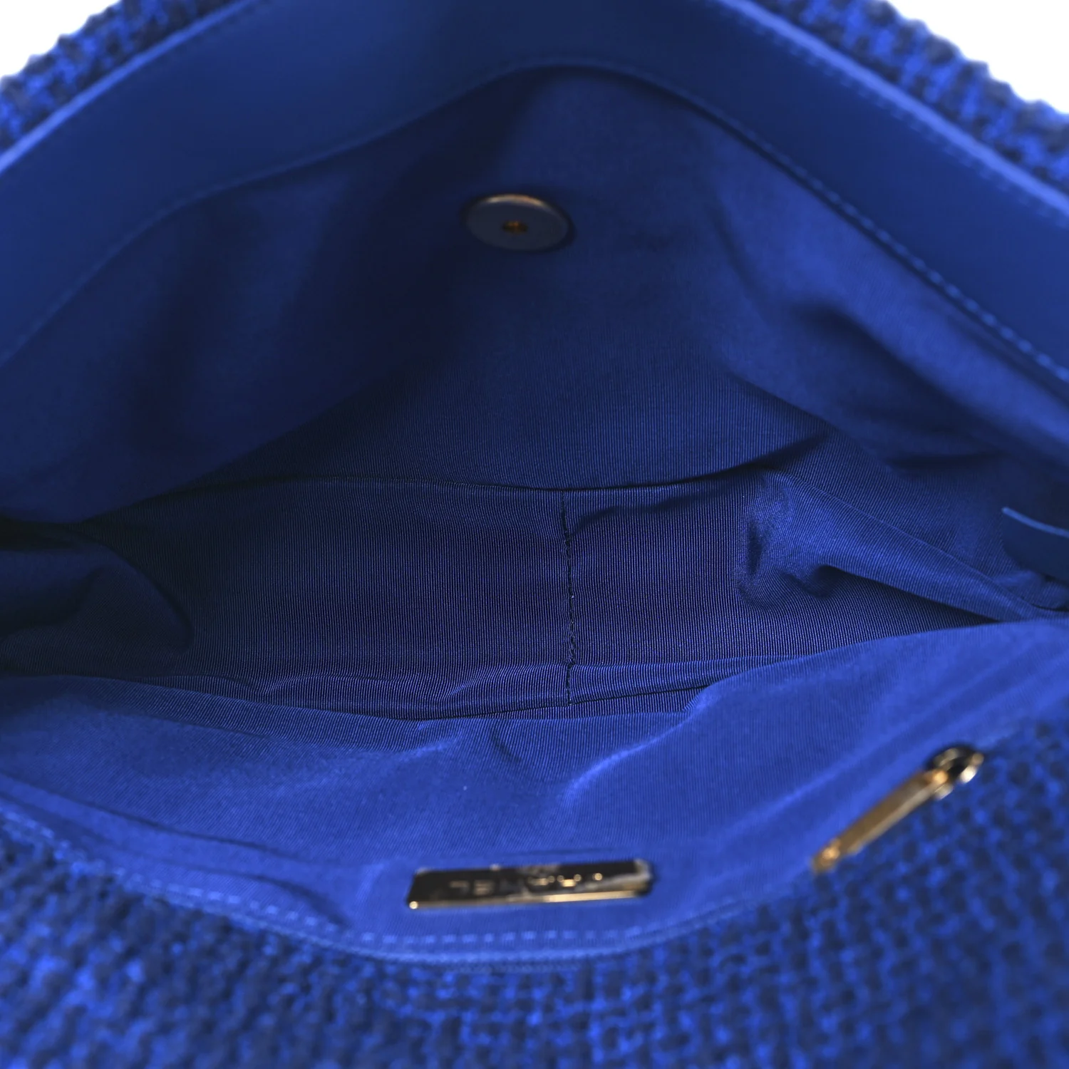 Tweed Quilted Large Chanel 19 Flap Blue - Top Club