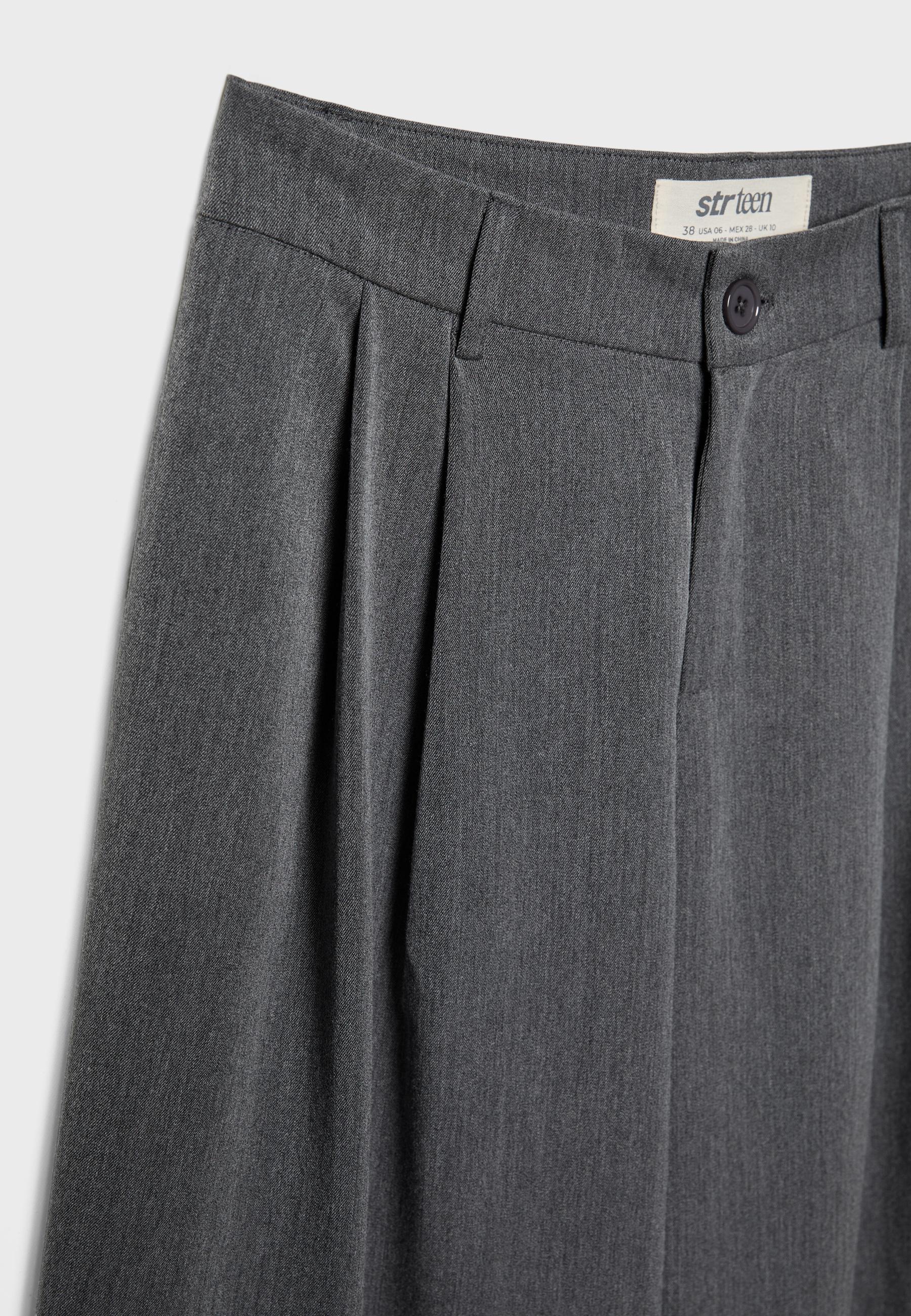 WIDE-LEG TAILORED TROUSERS WITH DARTS