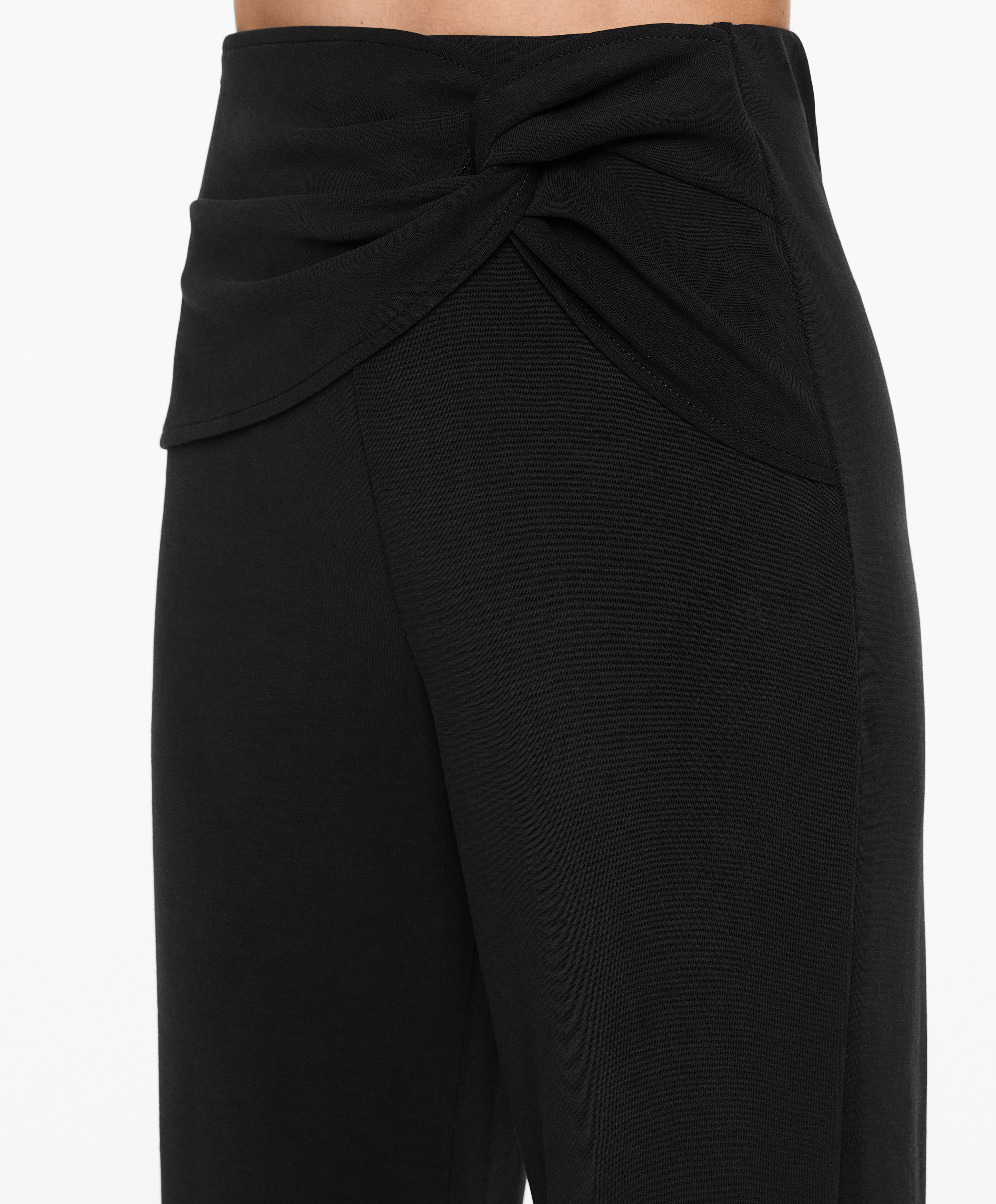 OYSHO Flare trousers with modal