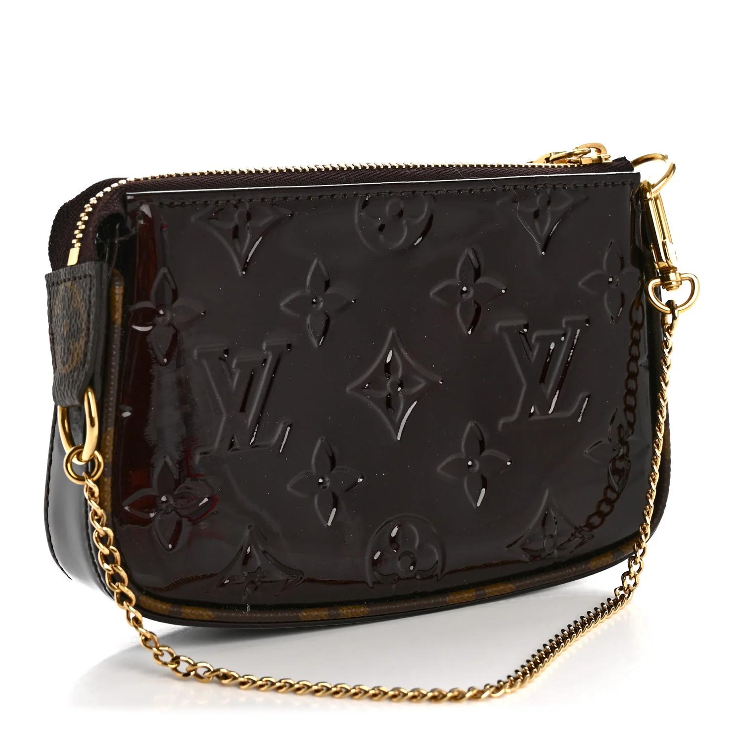 Vernis Monogram Mini Pochette Accessories Amarante - Top Club