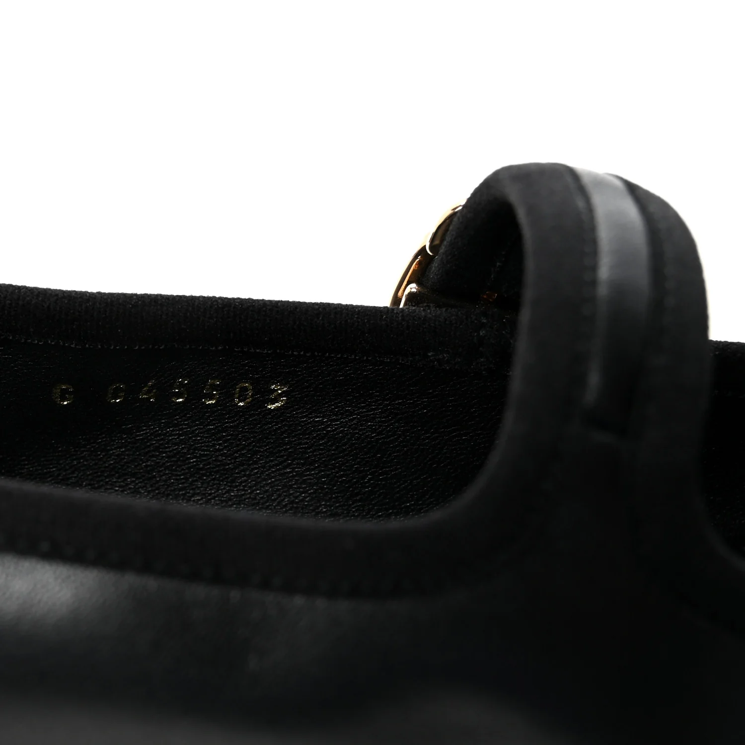 Lambskin Mary Jane Flats 36.5 Black - Top Club