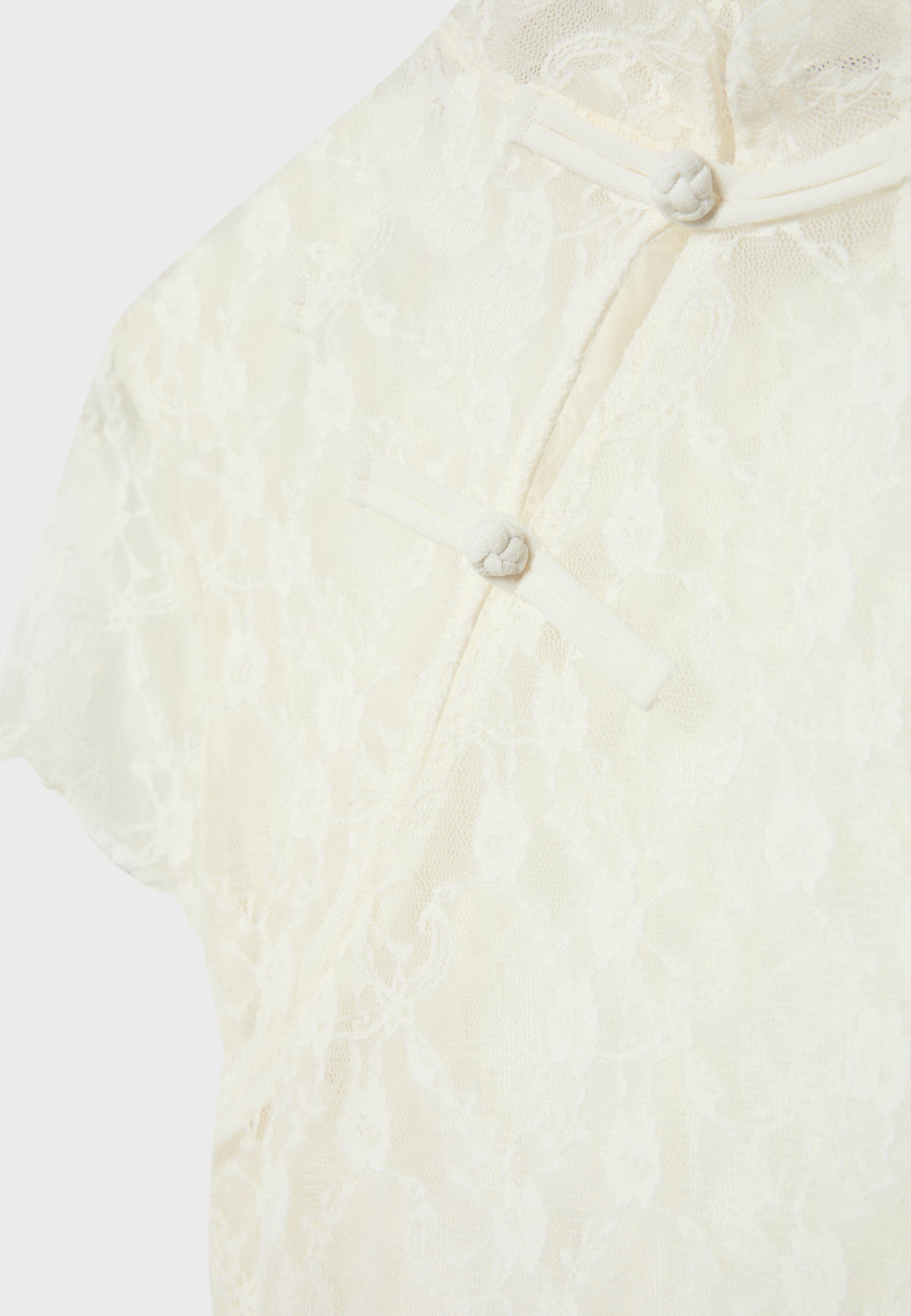 SHORT SLEEVE QIPAO STYLE T-SHIRT