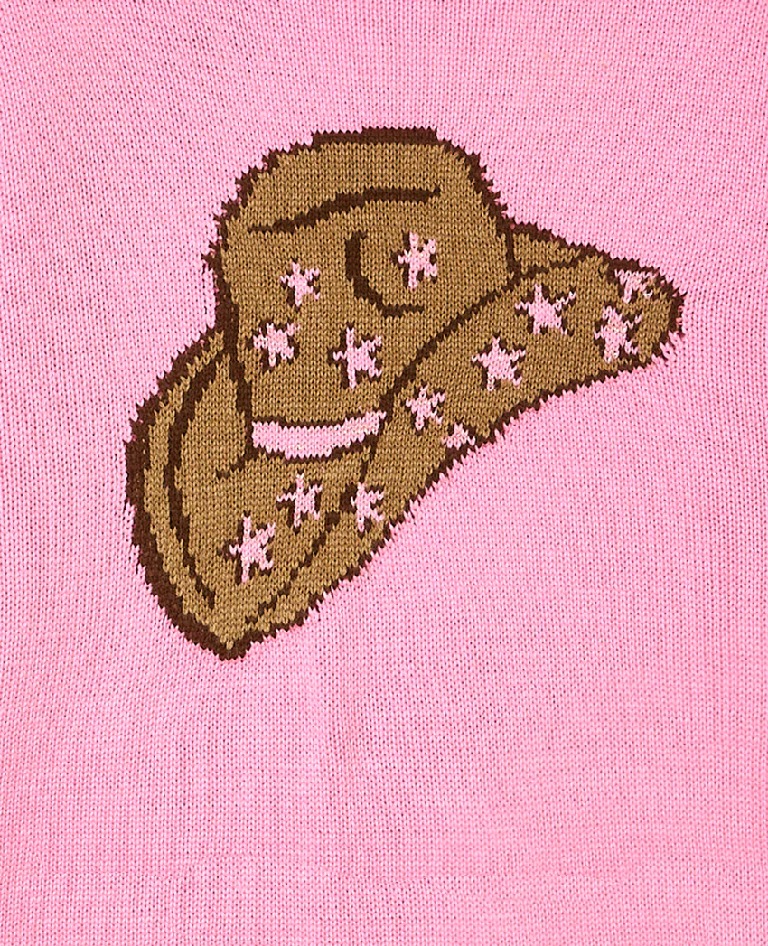 Pimkie Pull col rond avec chapeau de cowboy