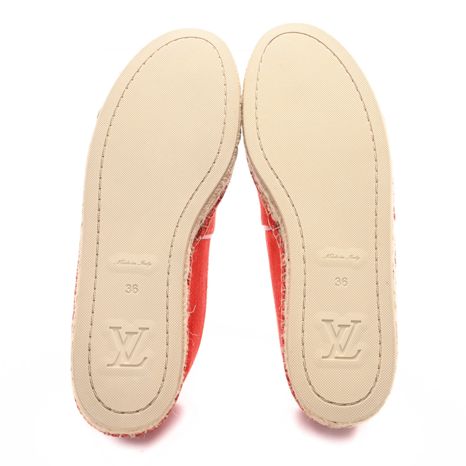 Canvas Waterfall Espadrille 36 Rouge - Top Club