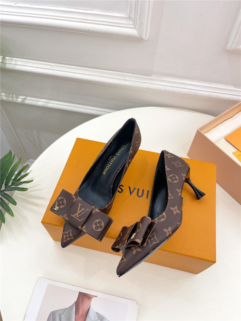 louis vuitton LV new bow pointed toe shoes - Sneaker Replica Workshop