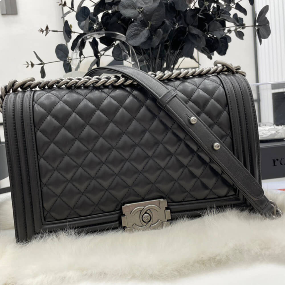 LARGE BOY CHANEL HANDBAG - Top Club