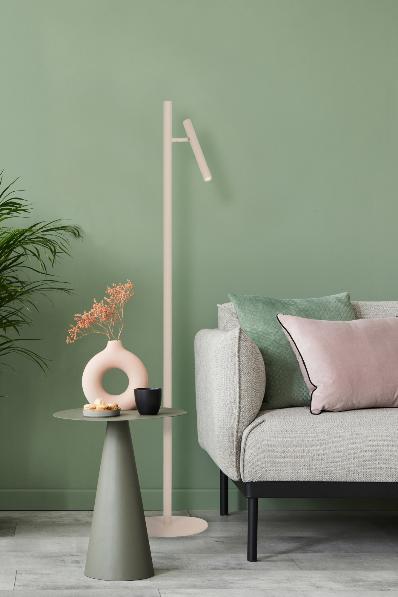 GERT VLOERLAMP 1-LICHTS CREME