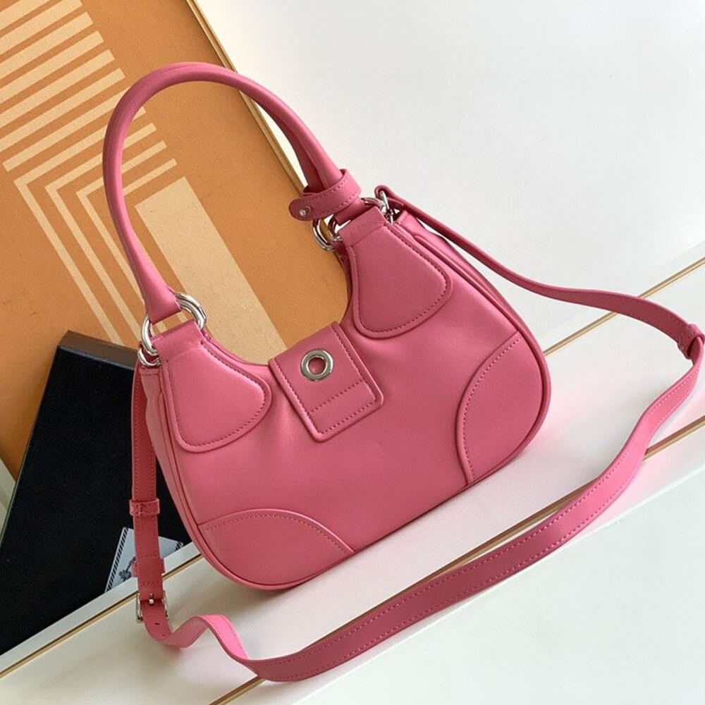 Prada Moon padded nappa-leather bag - Top Club