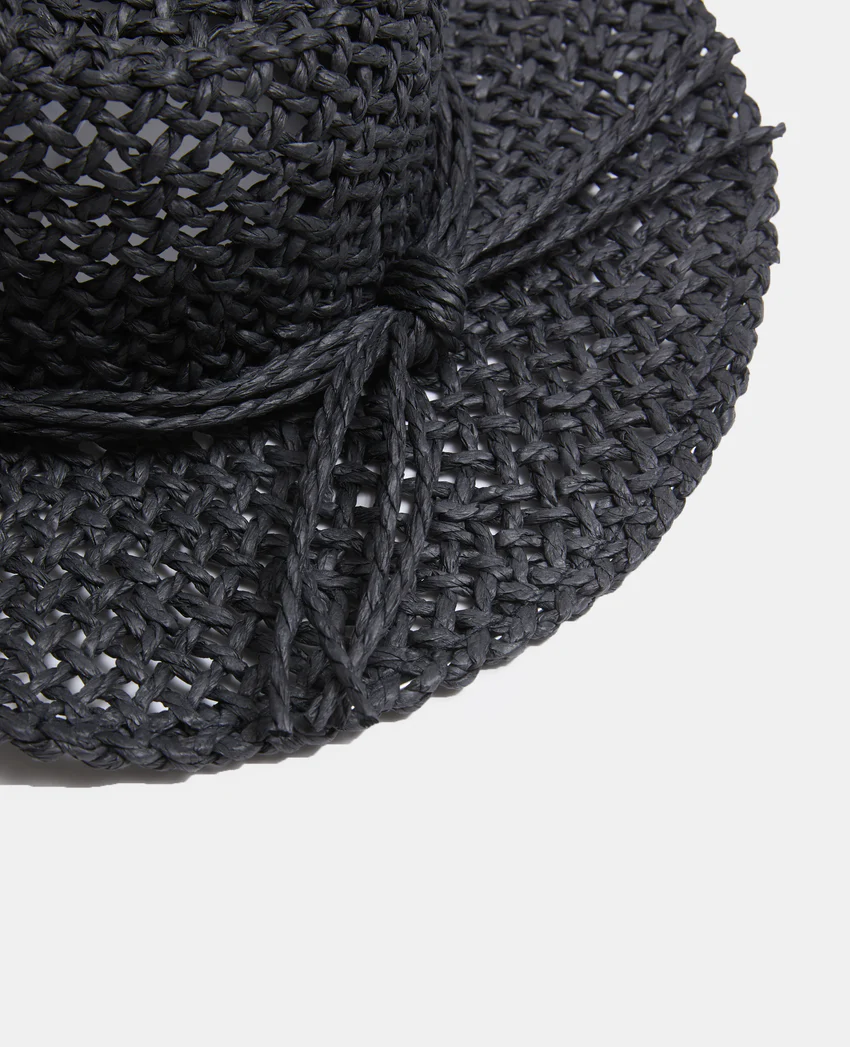 Pimkie Chapeau de paille avec nœuds