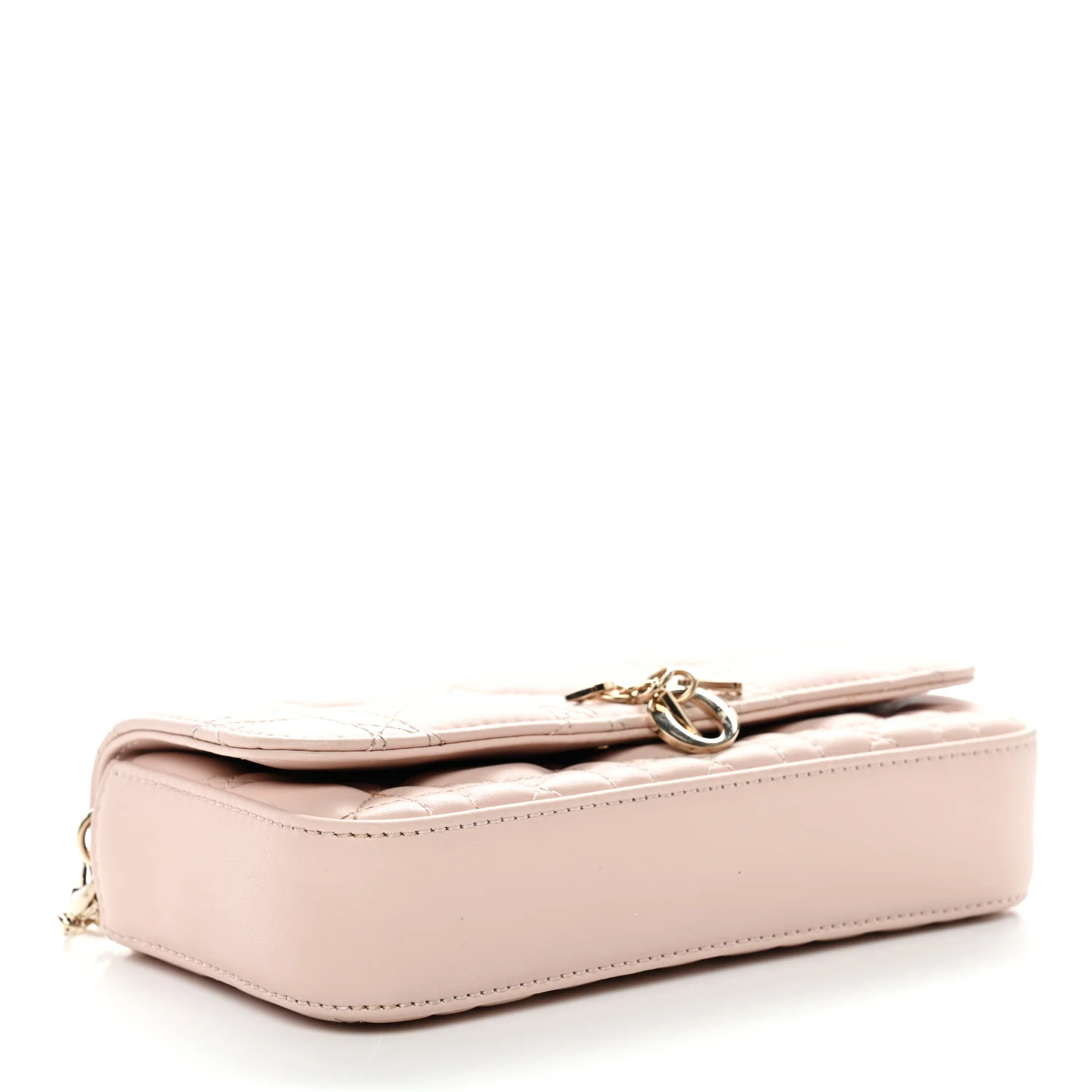 Lambskin Cannage Dior Talk Phone Pouch Rose Poudre - Top Club
