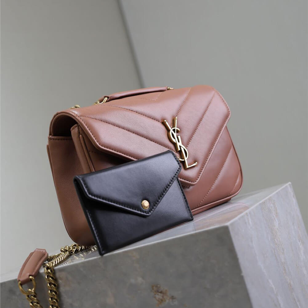 YSL LOULOU small in MATELASSE lambskin - Top Club