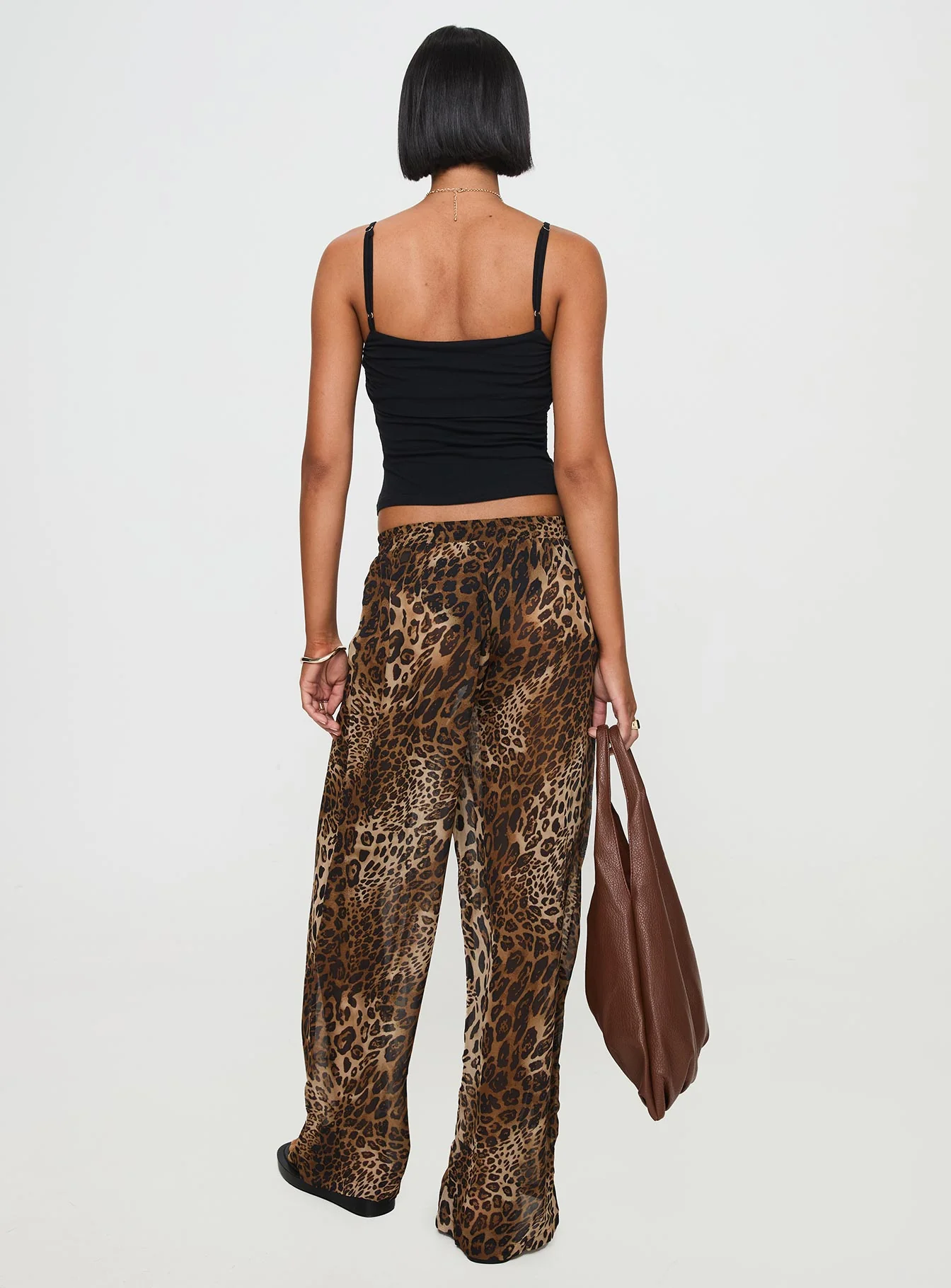 Fyre Wide Leg Pant Leopard