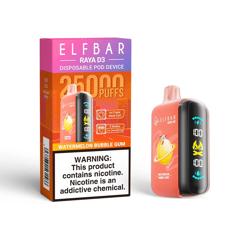 ELFBAR RAYA D3 jednorazowy e-papieros (wszystkie smaki)