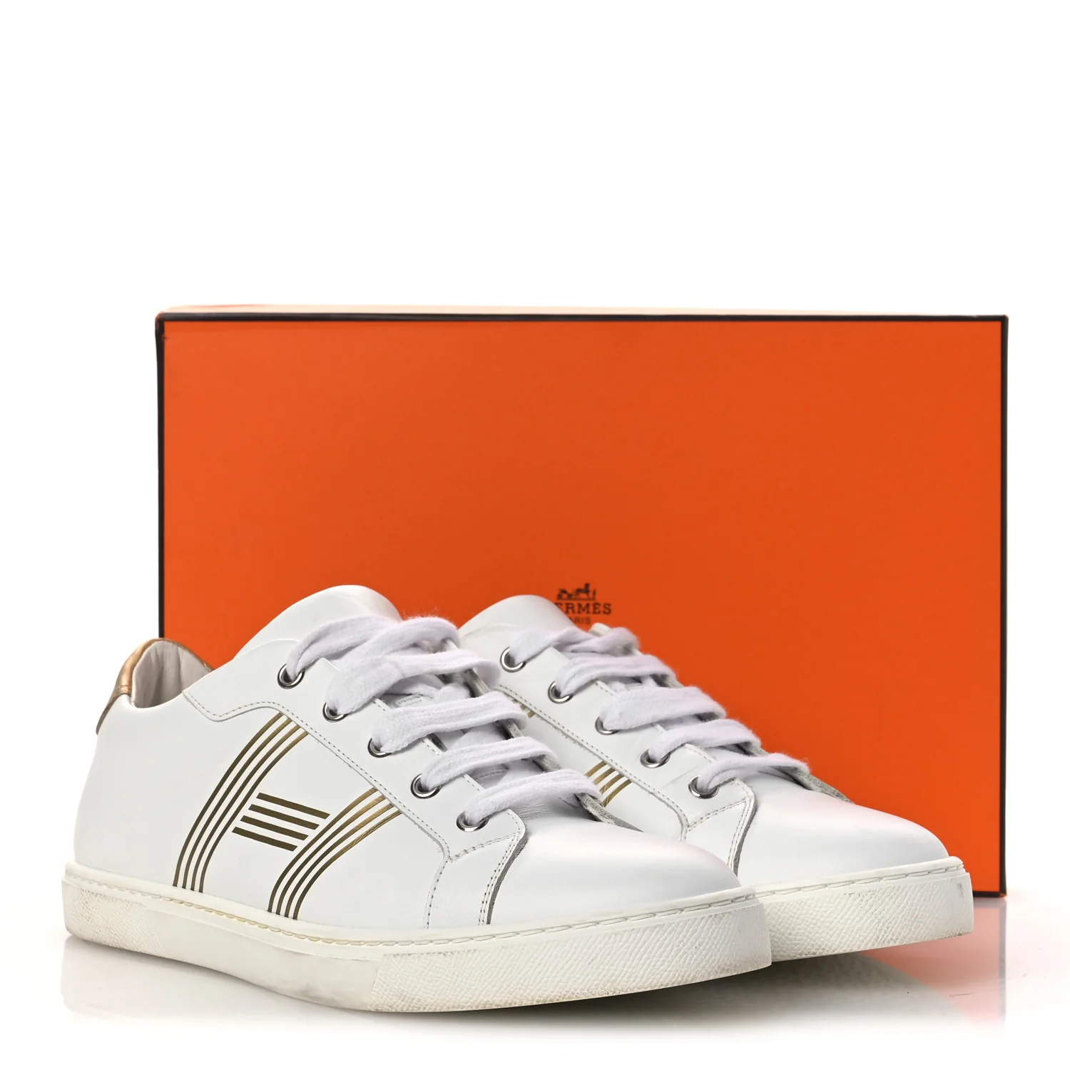 Metallic Calfskin Womens Advantage Sneakers 39.5 White Dore - Top Club