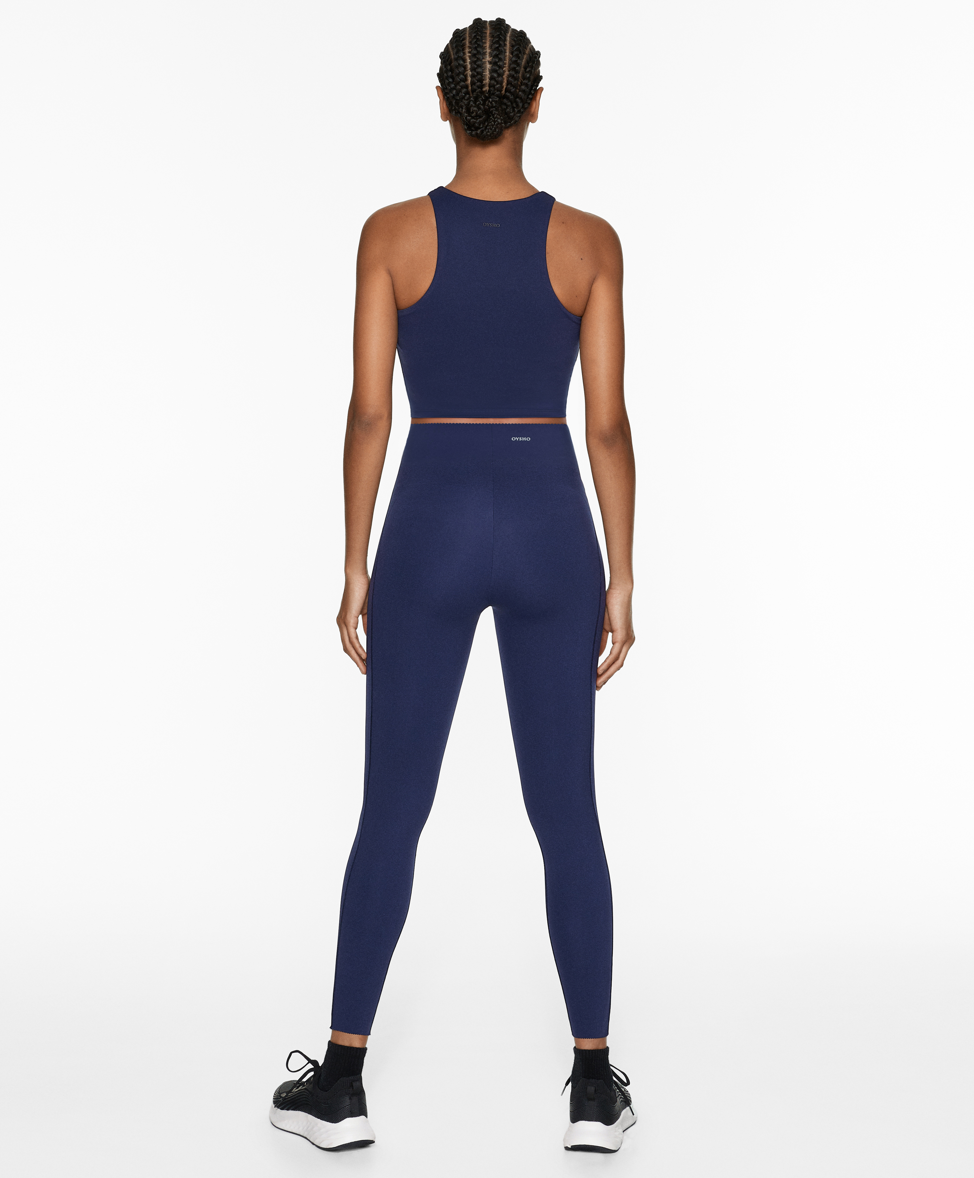 OYSHO Compressive core control ankle-length leggings