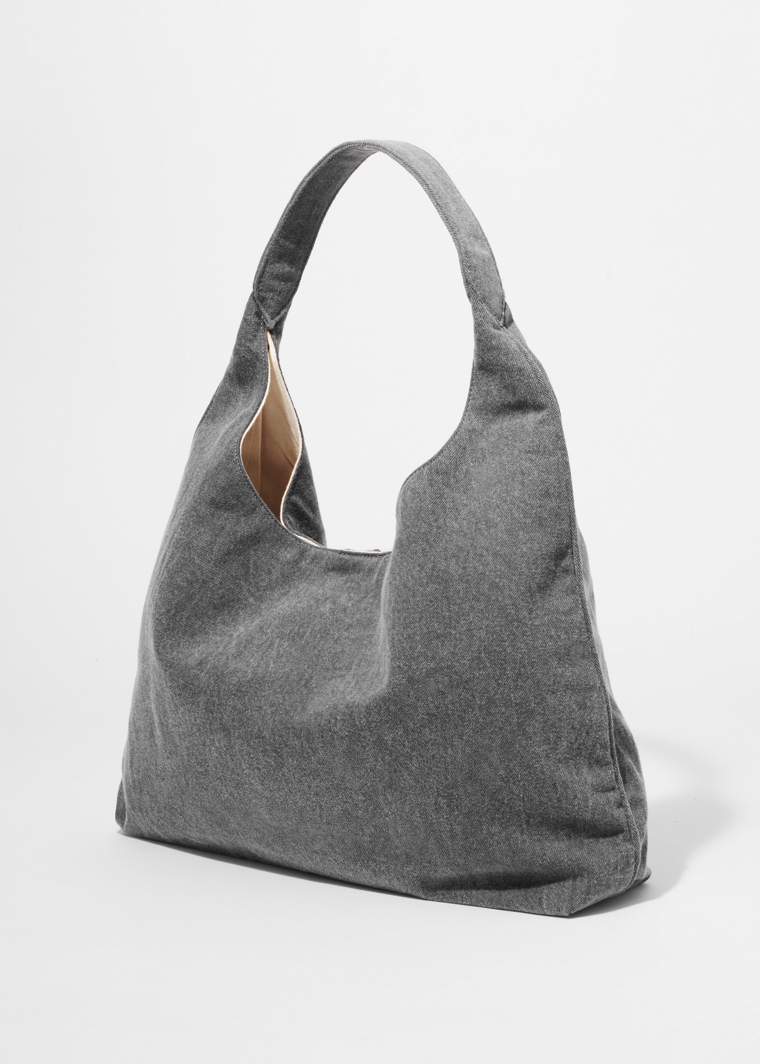 & Other Stories WASHED DENIM TOTE BAG