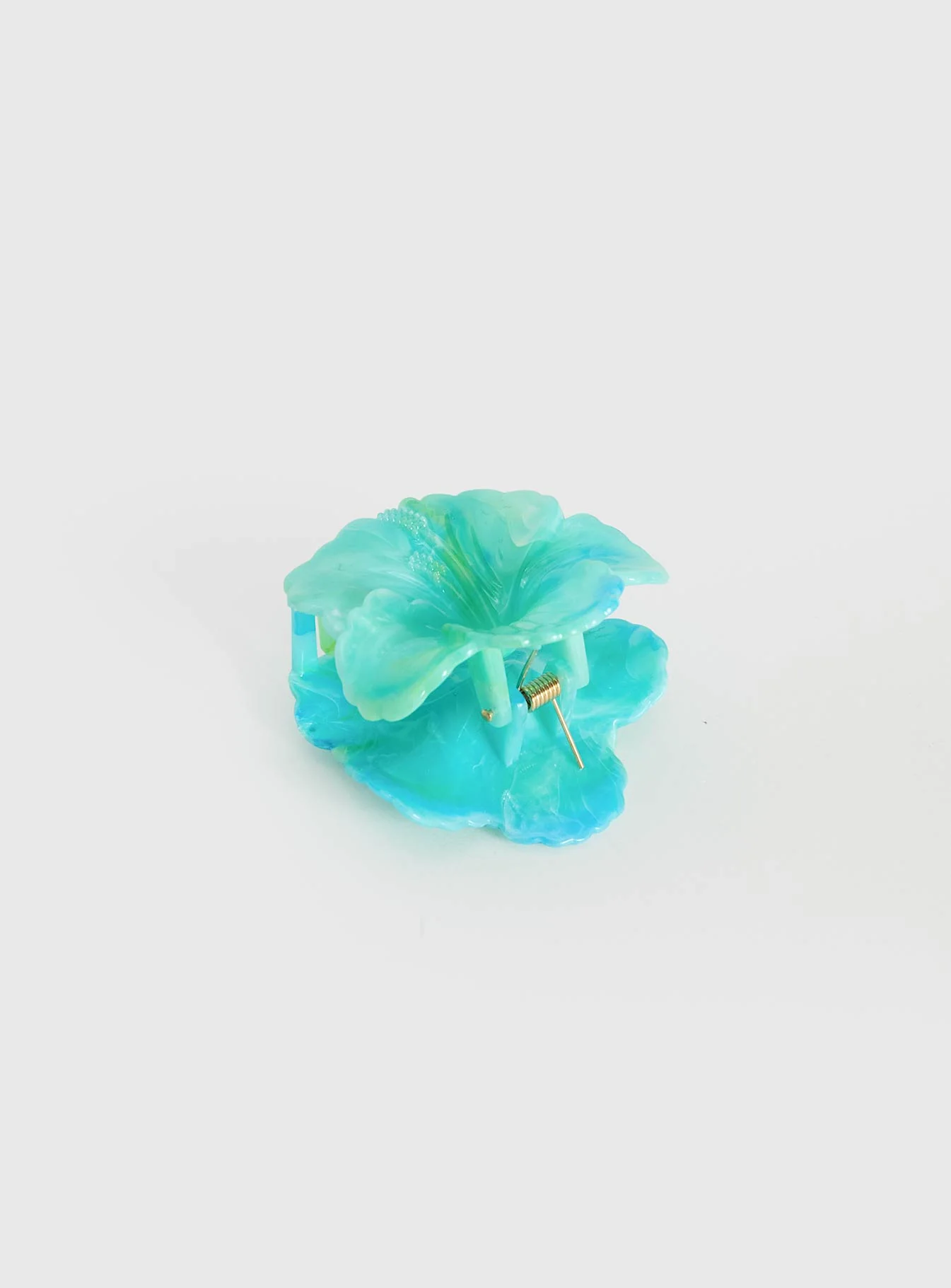 Malissa Flower Hair Clip Blue
