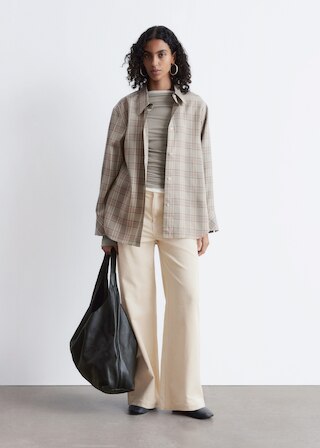 & Other Stories OVERSIZED CHECKED SHIRT