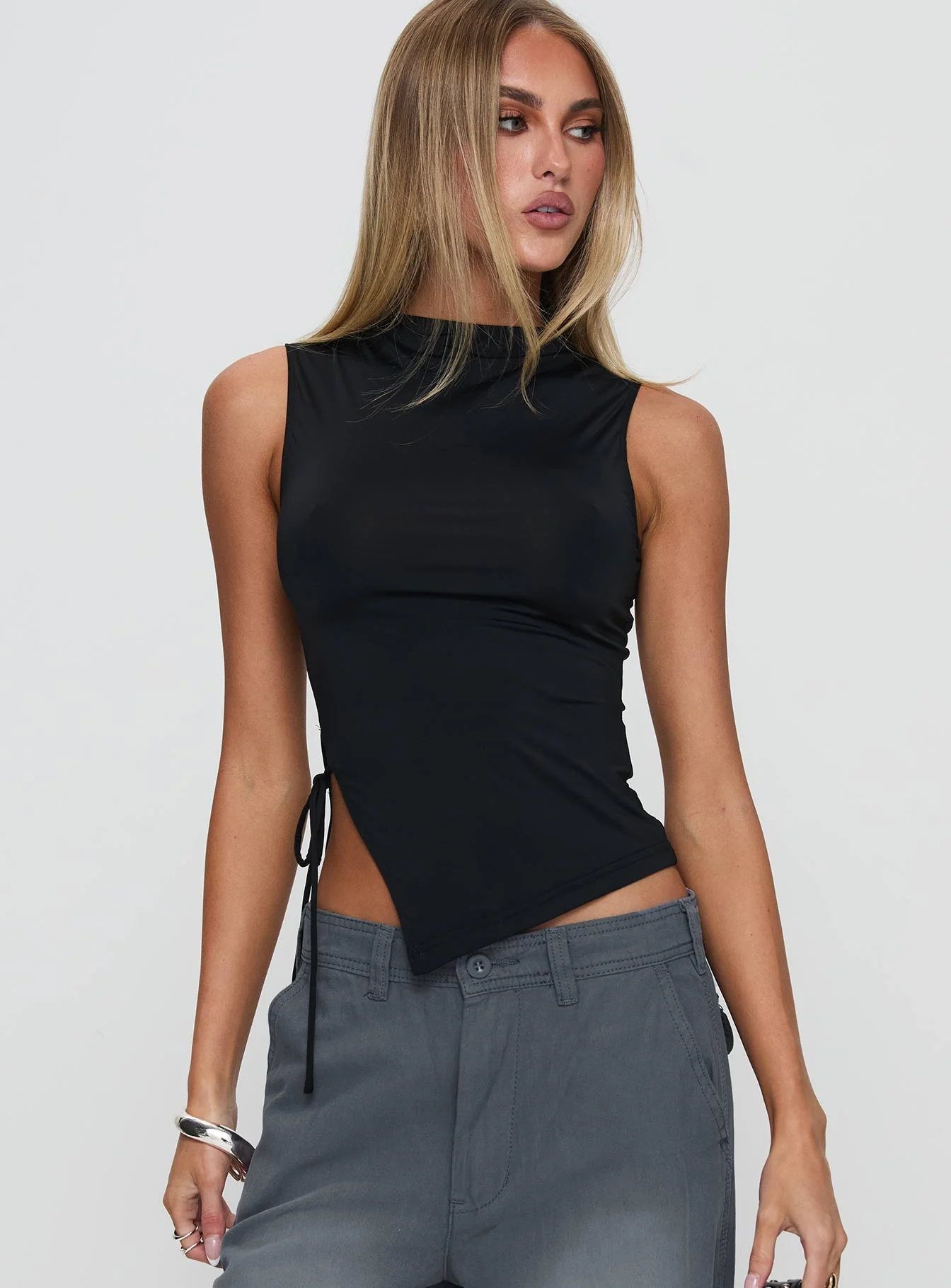 Solarah Tie Side Top Black