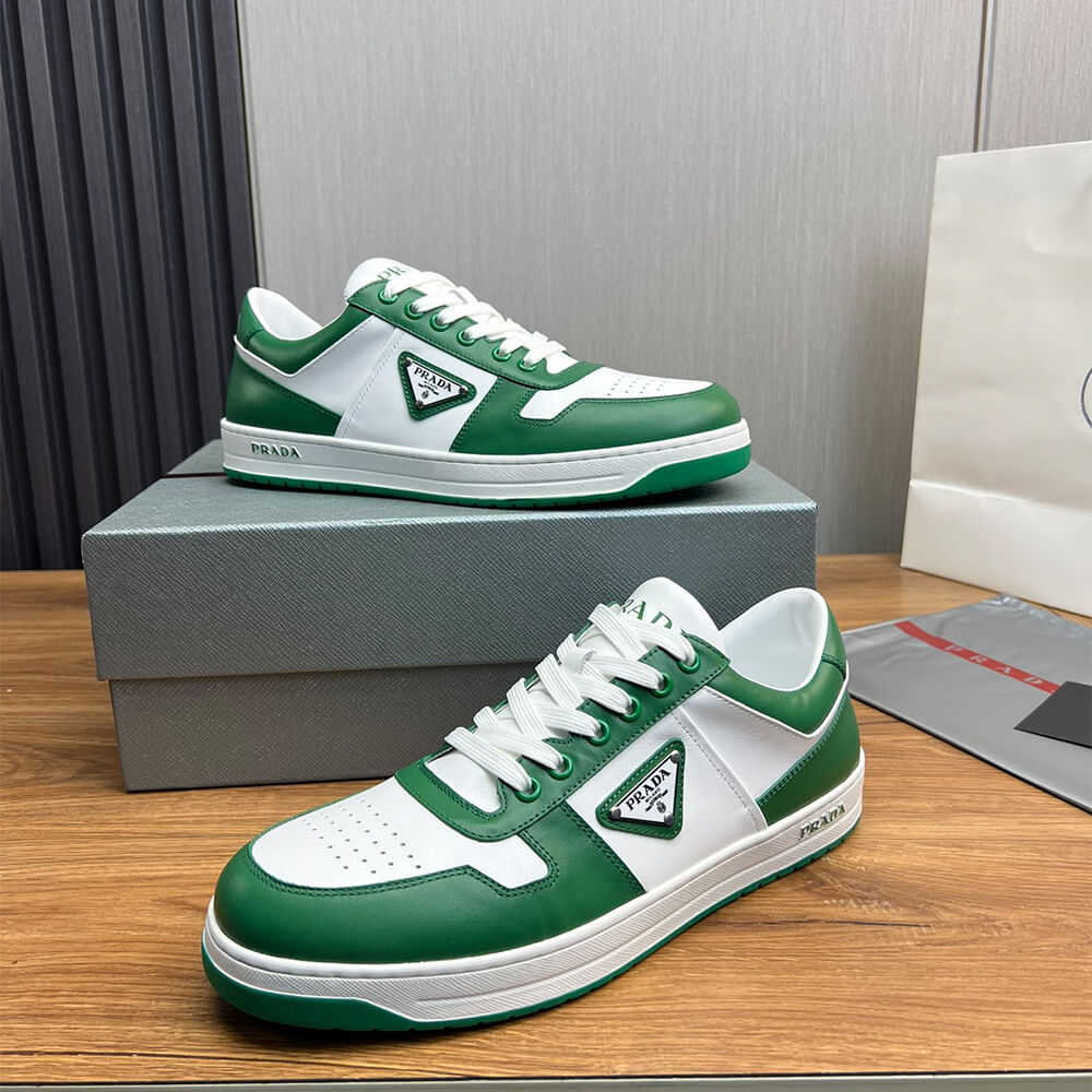 Prada Downtown nappa leather sneakers - Top Club