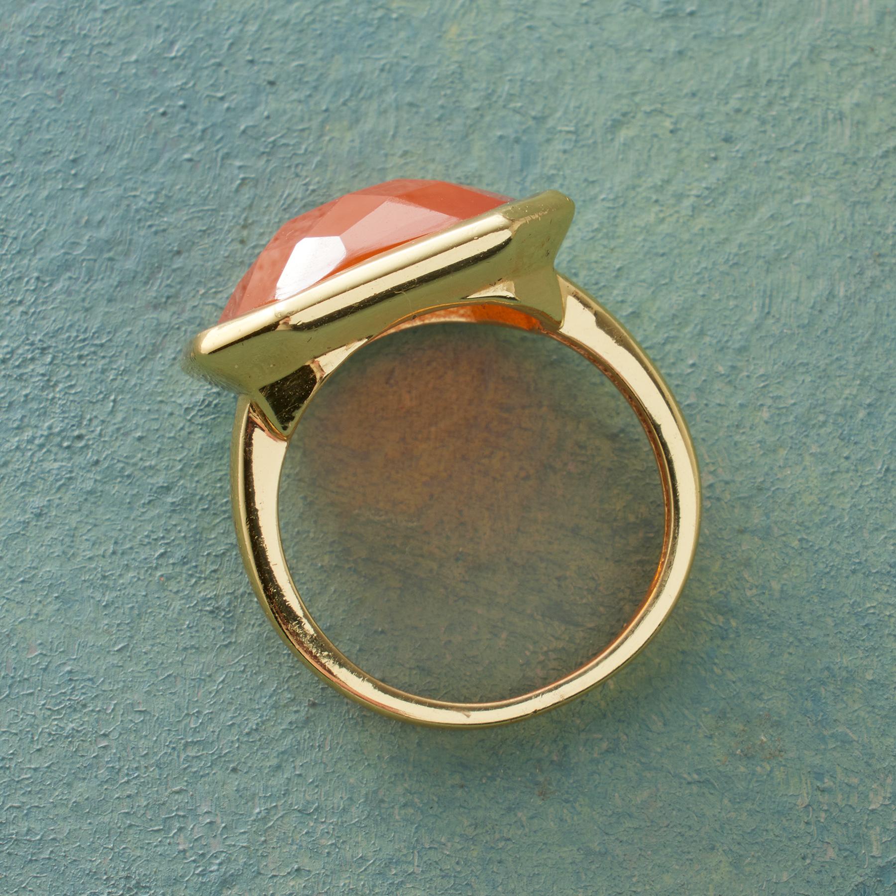 Carnelian Octagon Ring - Sundance Living