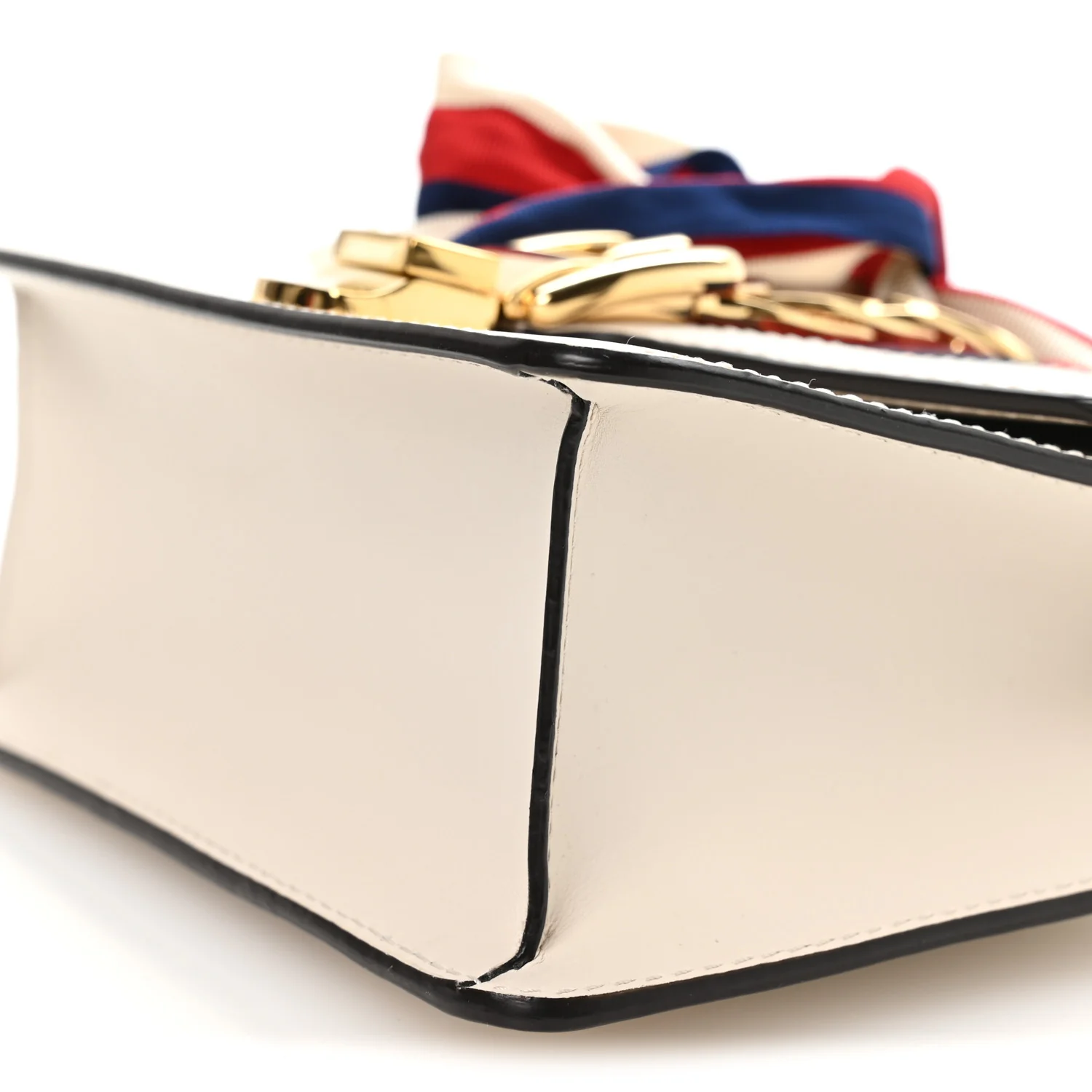 Calfskin Mini Sylvie Shoulder Bag White - Top Club