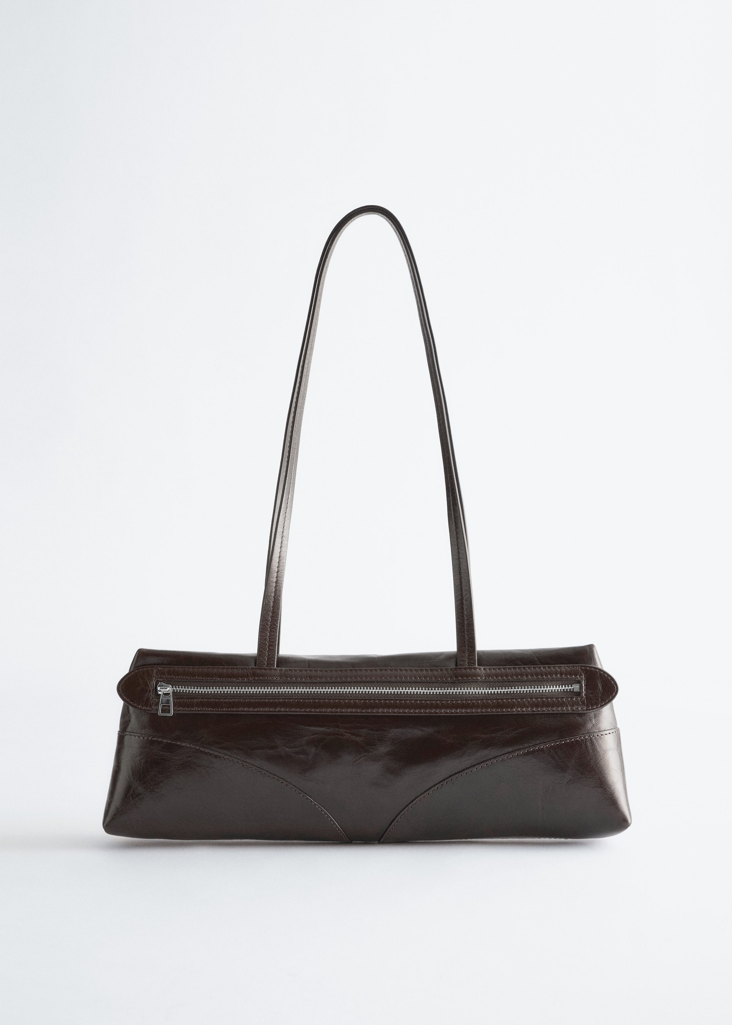 & Other Stories SLIM LEATHER SHOULDER BAG