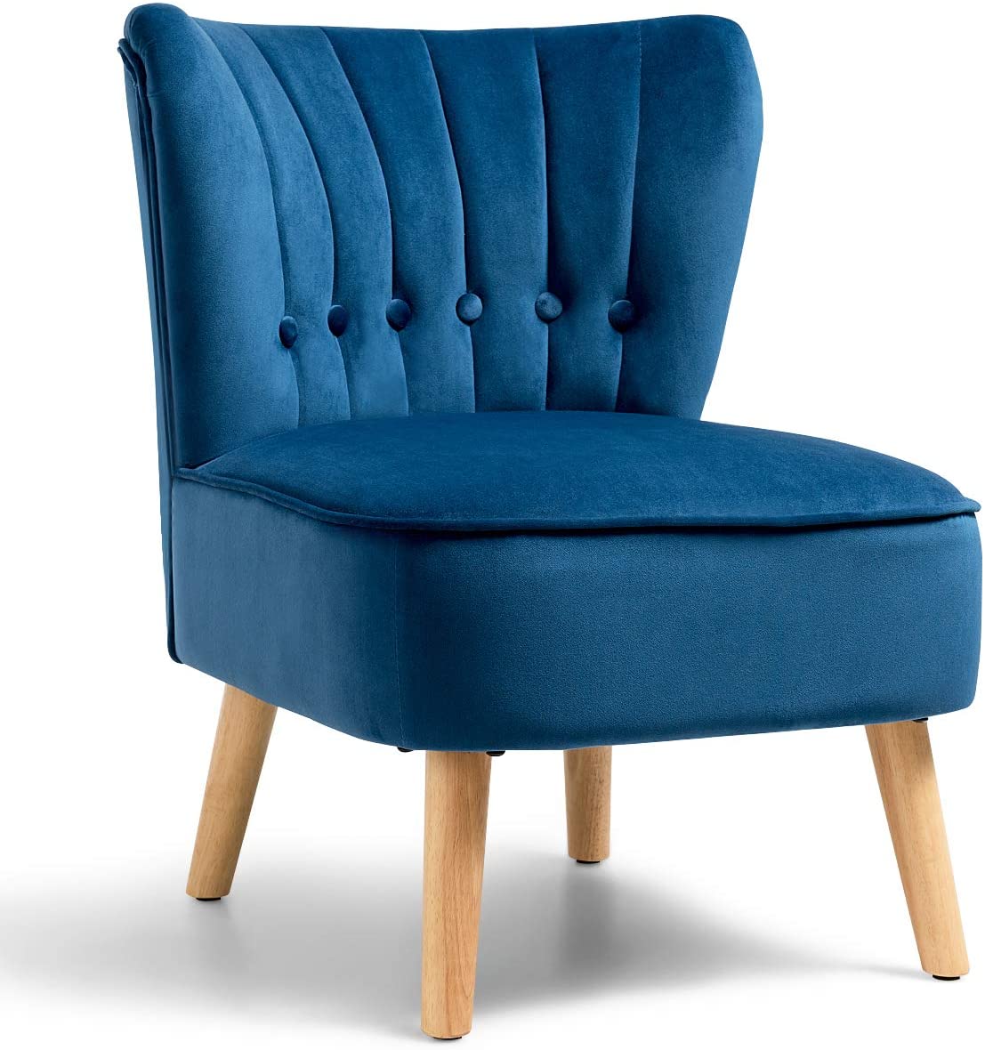 BEFOUNDLOVELY Modern Velvet Accent Chair | Small Upholstered Leisure Sofa Chair