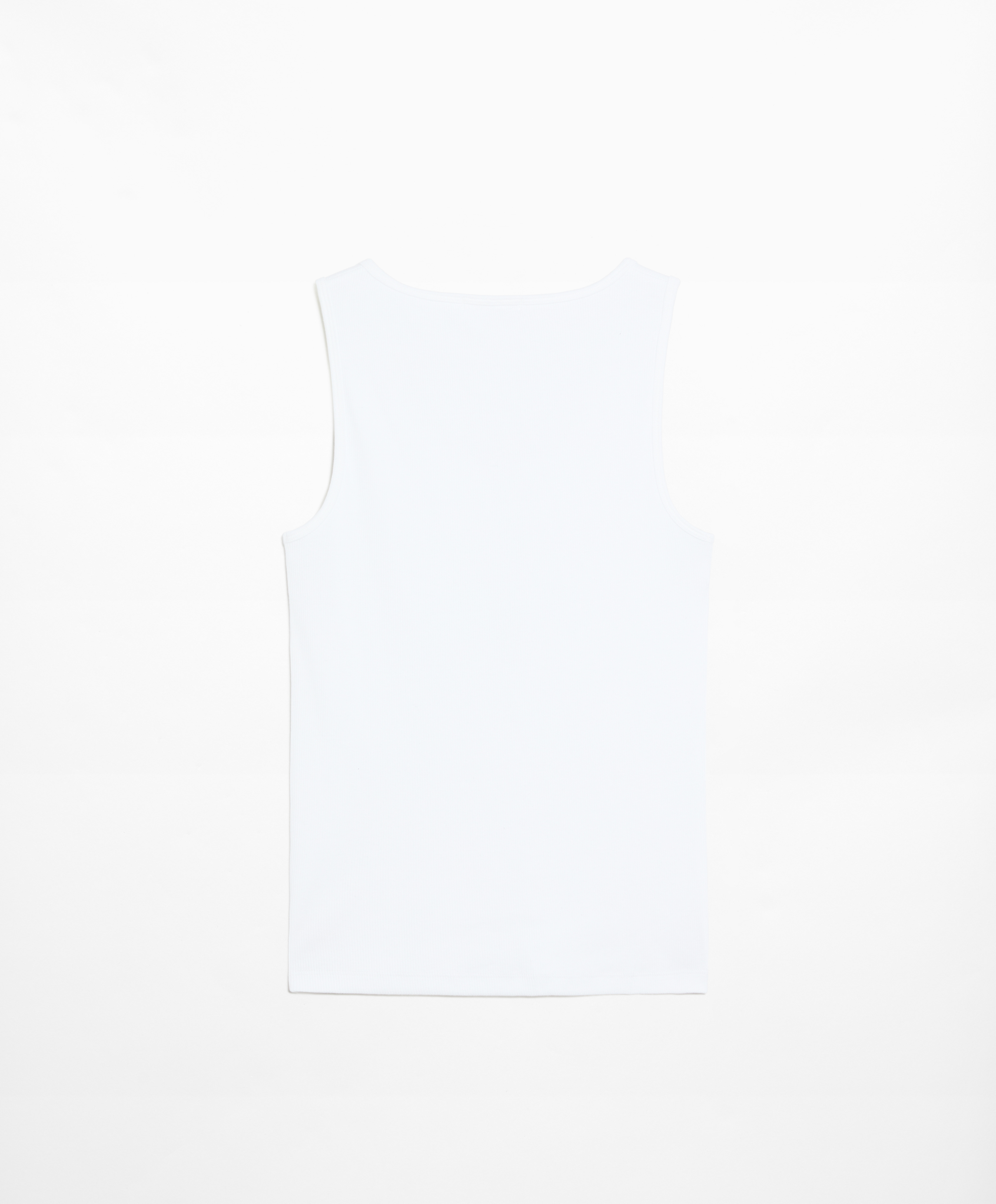 OYSHO Sleeveless T-shirt with cotton and modal