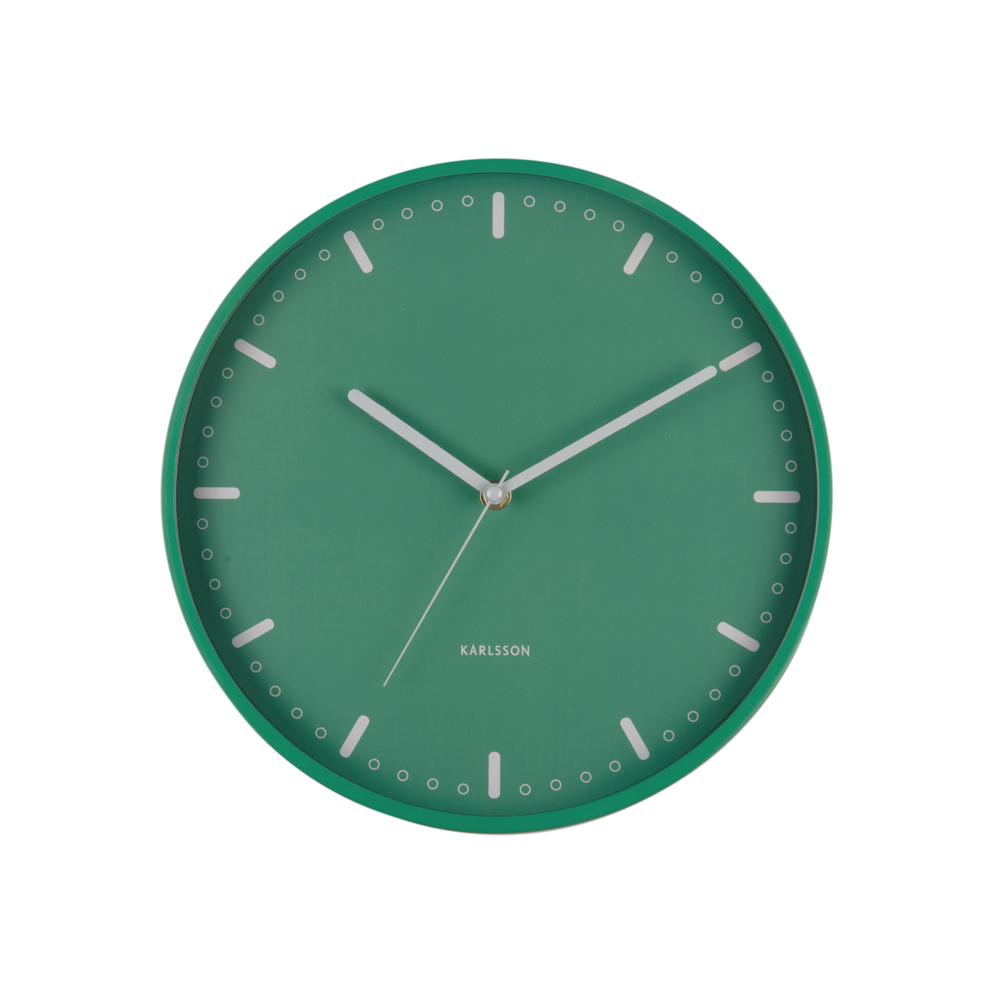 Wandklok Cool Retro Retro groen