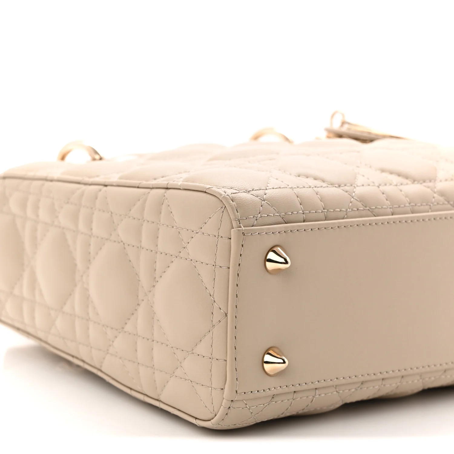 Lambskin Cannage Small My ABCDior Lady Dior Hazelnut - Top Club