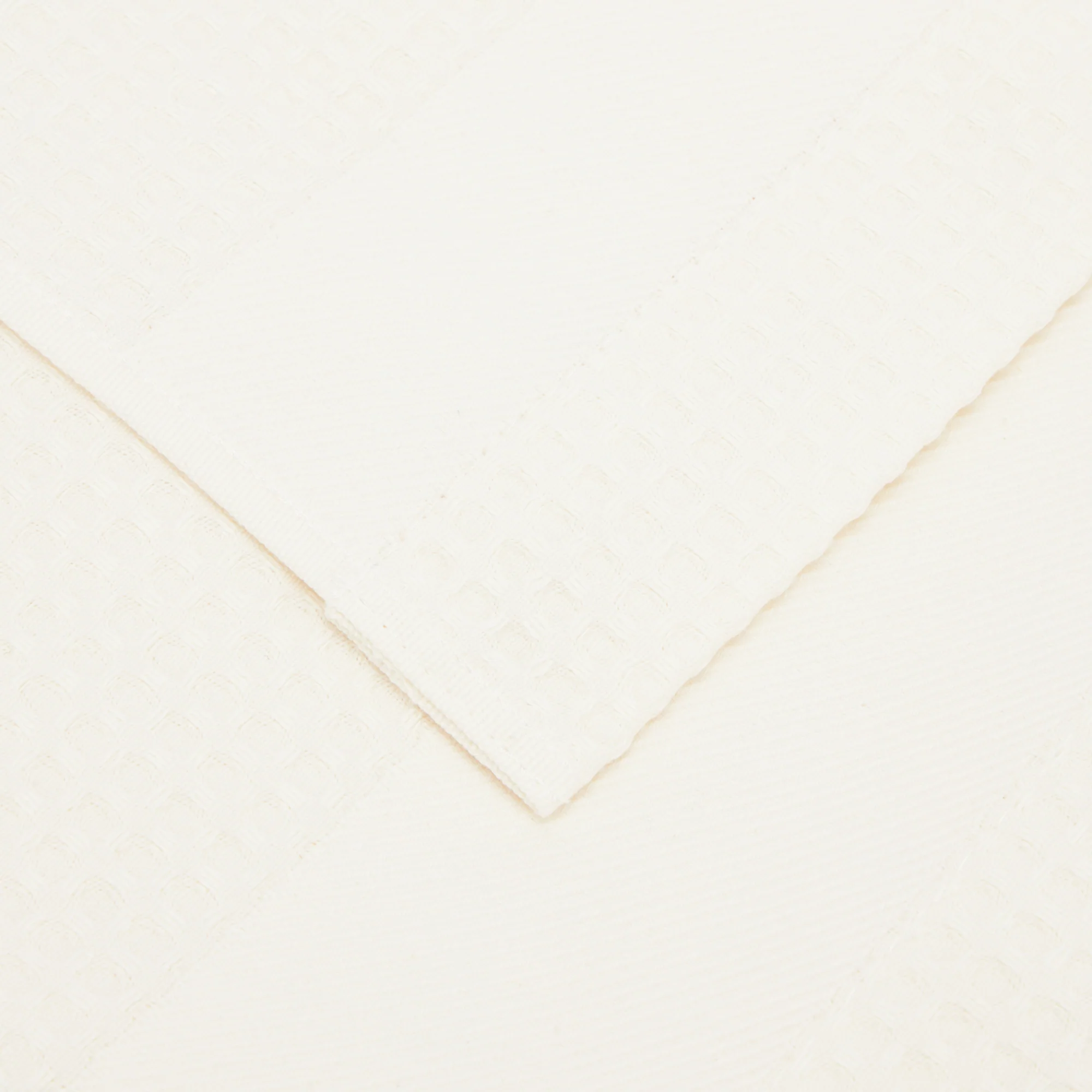 Asciugamano Con Ospite In Nido D'Ape Ape 40X60+60X100 Panna Bellora