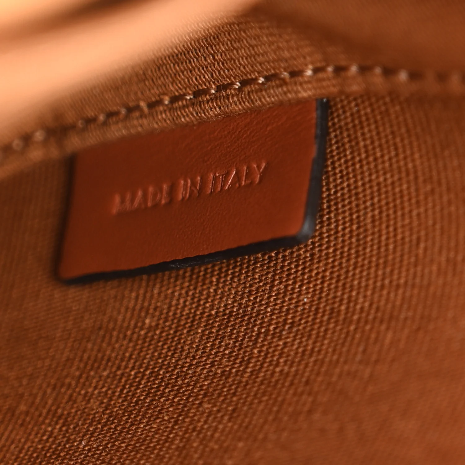 Canvas Calfskin Triomphe Mini Besace Tan - Top Club