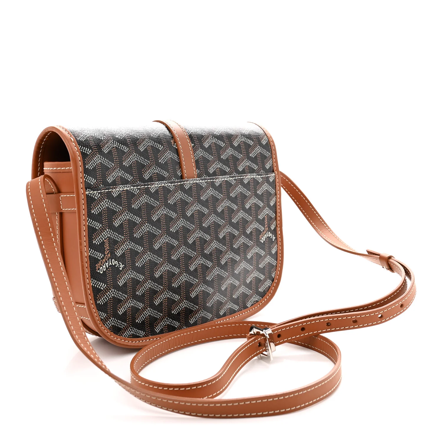 Goyardine Belvedere II PM Messenger Bag Black Gold - Top Club