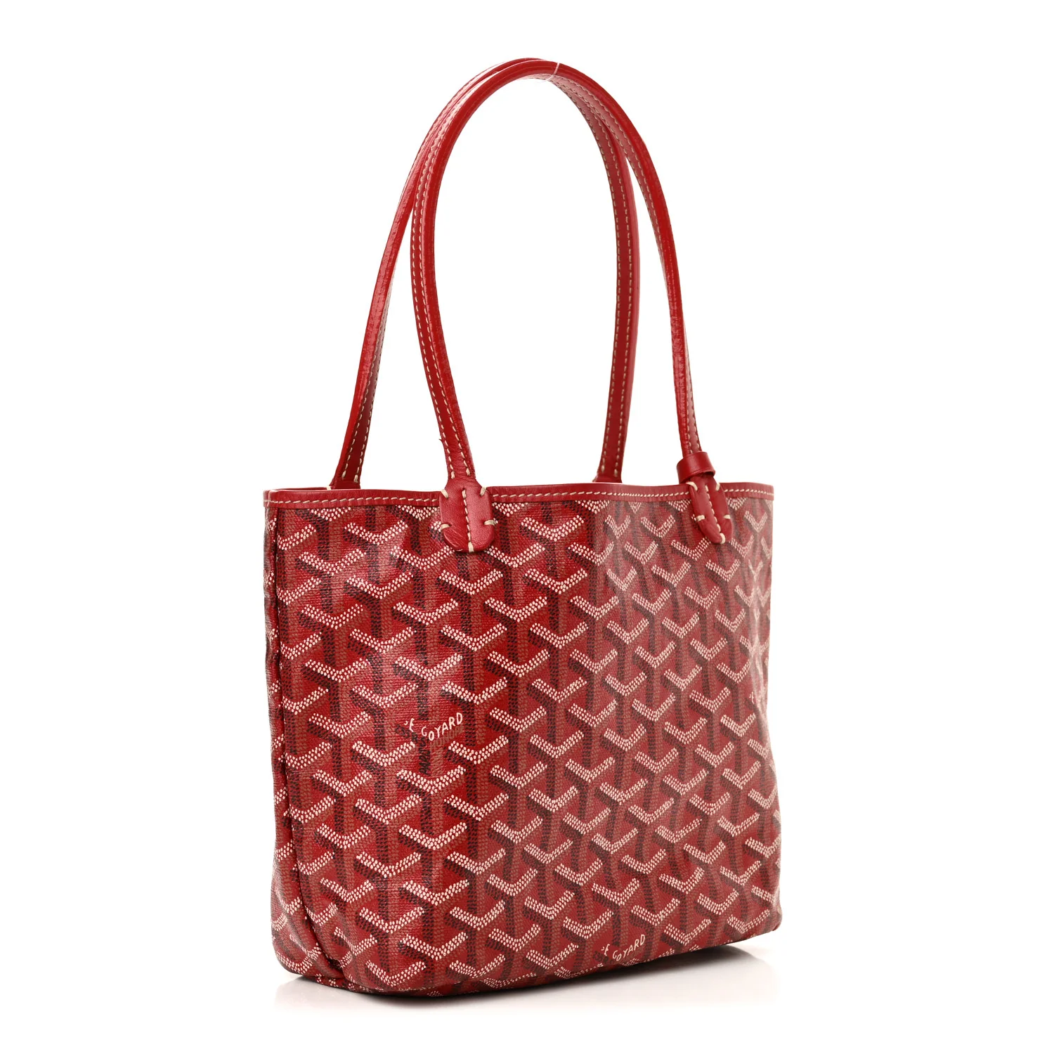 Goyardine Saint Louis Junior Jr PM Tote Red - Top Club