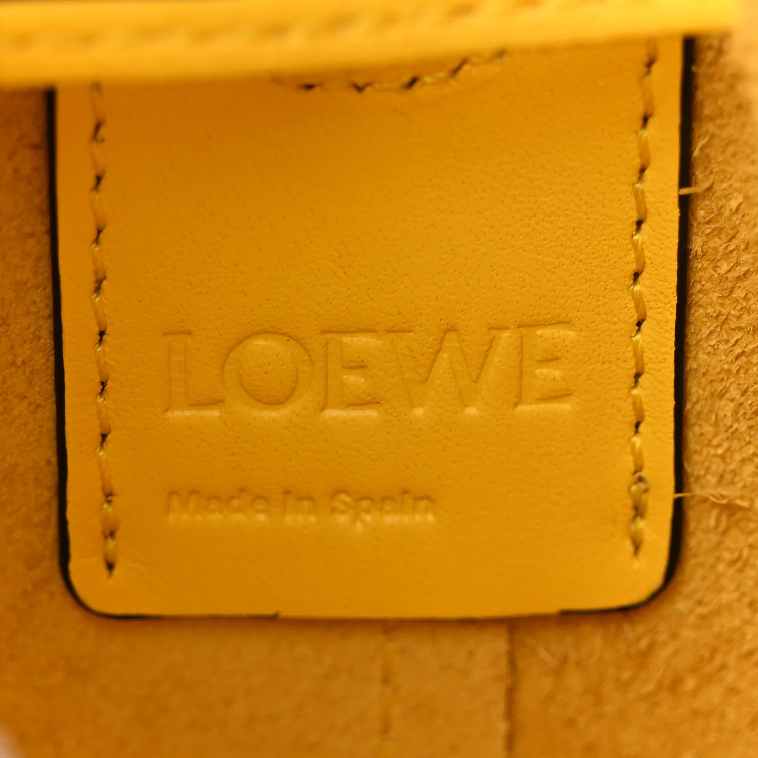 Calfskin Mini Balloon Bucket Bag Yellow - Top Club