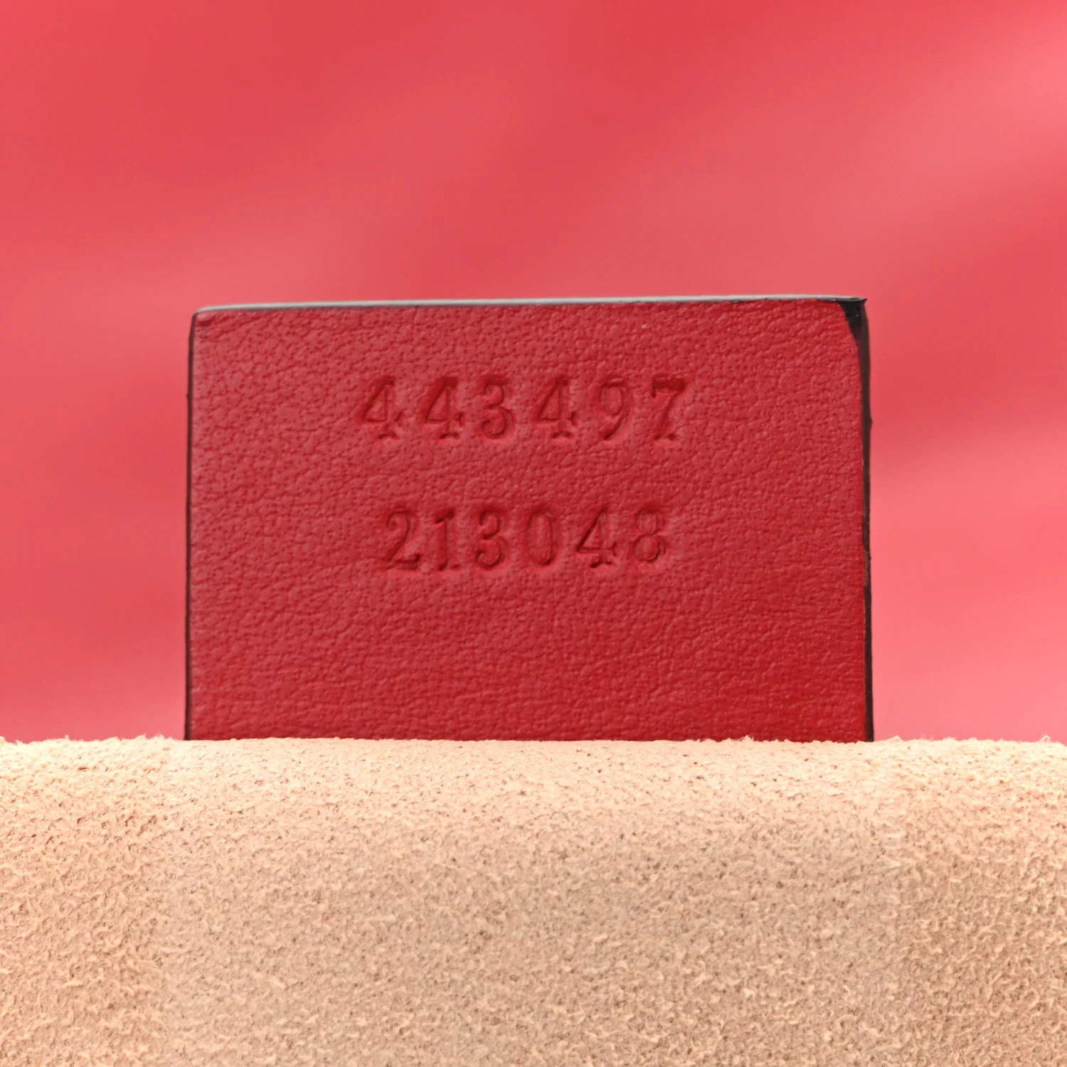 Calfskin Matelasse Small GG Marmont Shoulder Bag Hibiscus Red - Top Club