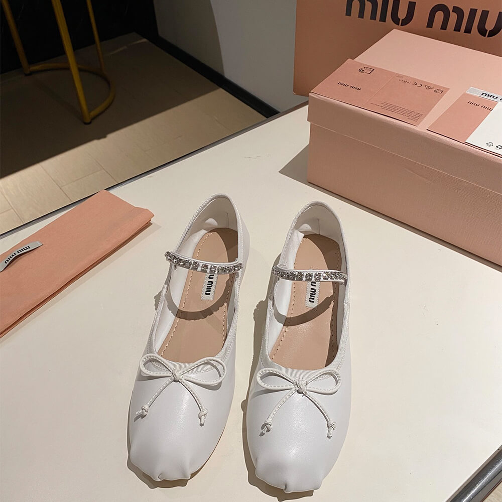 MiuMiu Leather ballerinas - Top Club