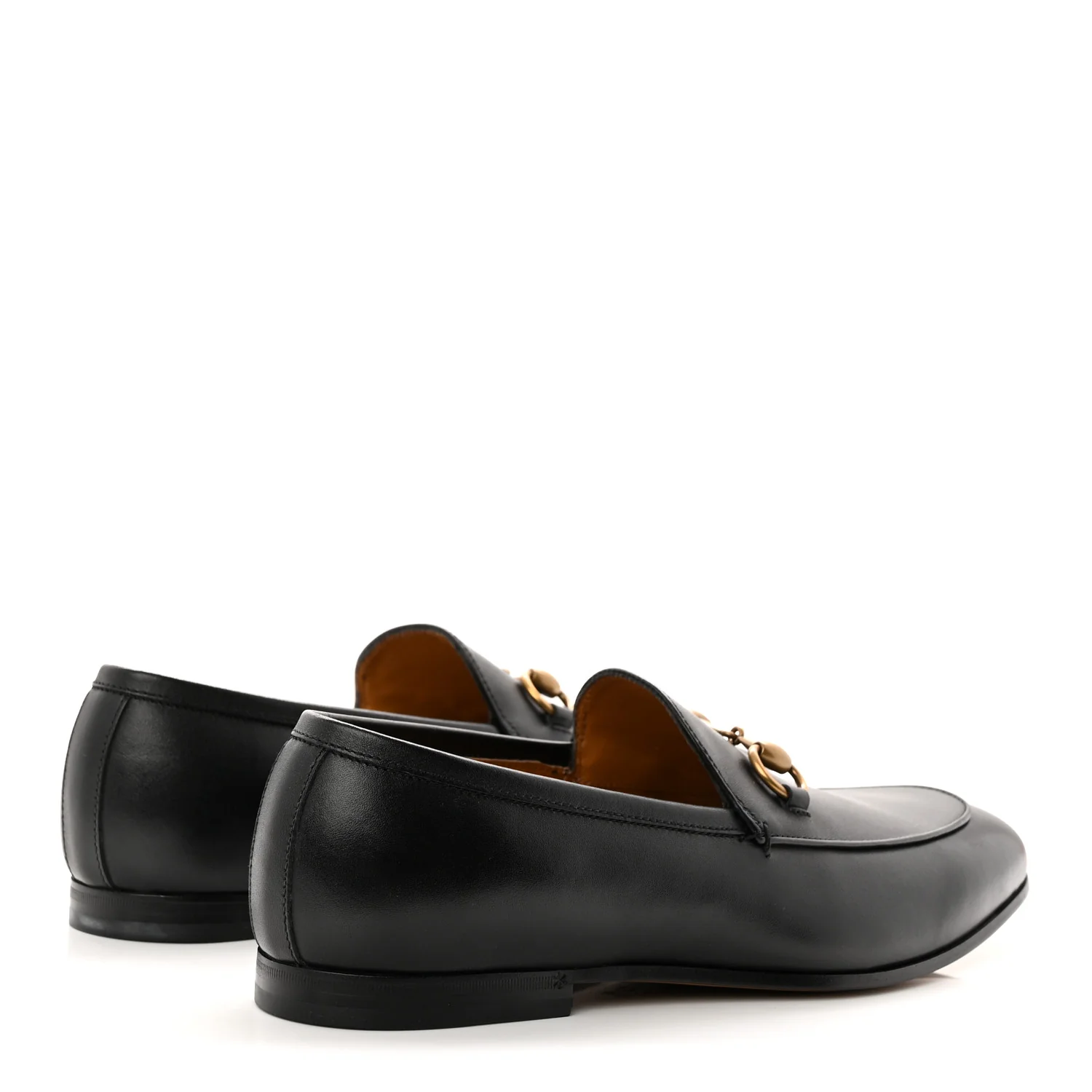 Calfskin Horsebit Mens Jordaan Loafers 8 Black - Top Club