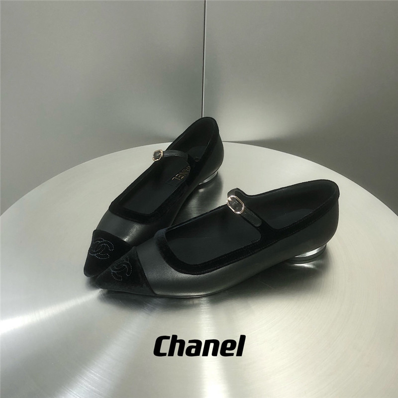 chanel velvet pointed toe mary jane shoes - Sneaker Replica Workshop