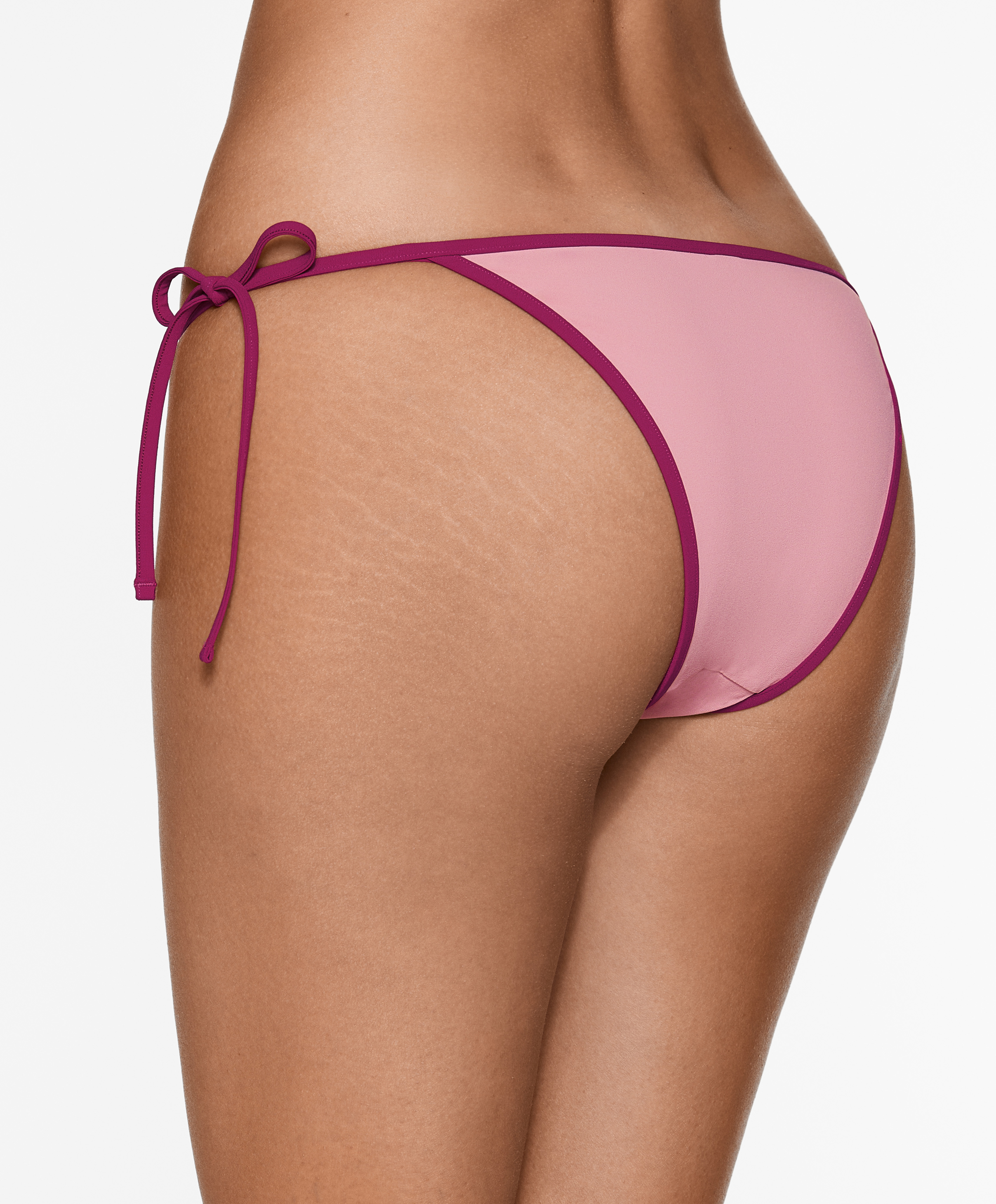 OYSHO Contrast trim medium-coverage tie bikini briefs
