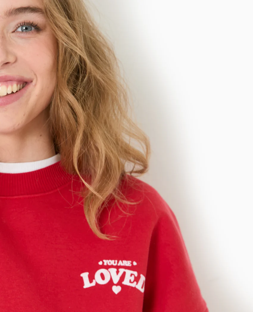 Pimkie Sweat oversize avec print poitrine et dos