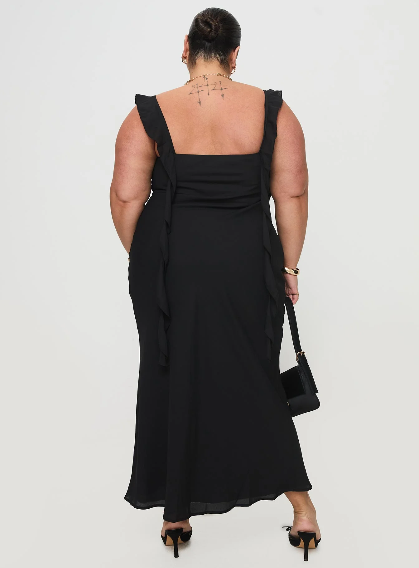 Lanai Maxi Dress Black Curve