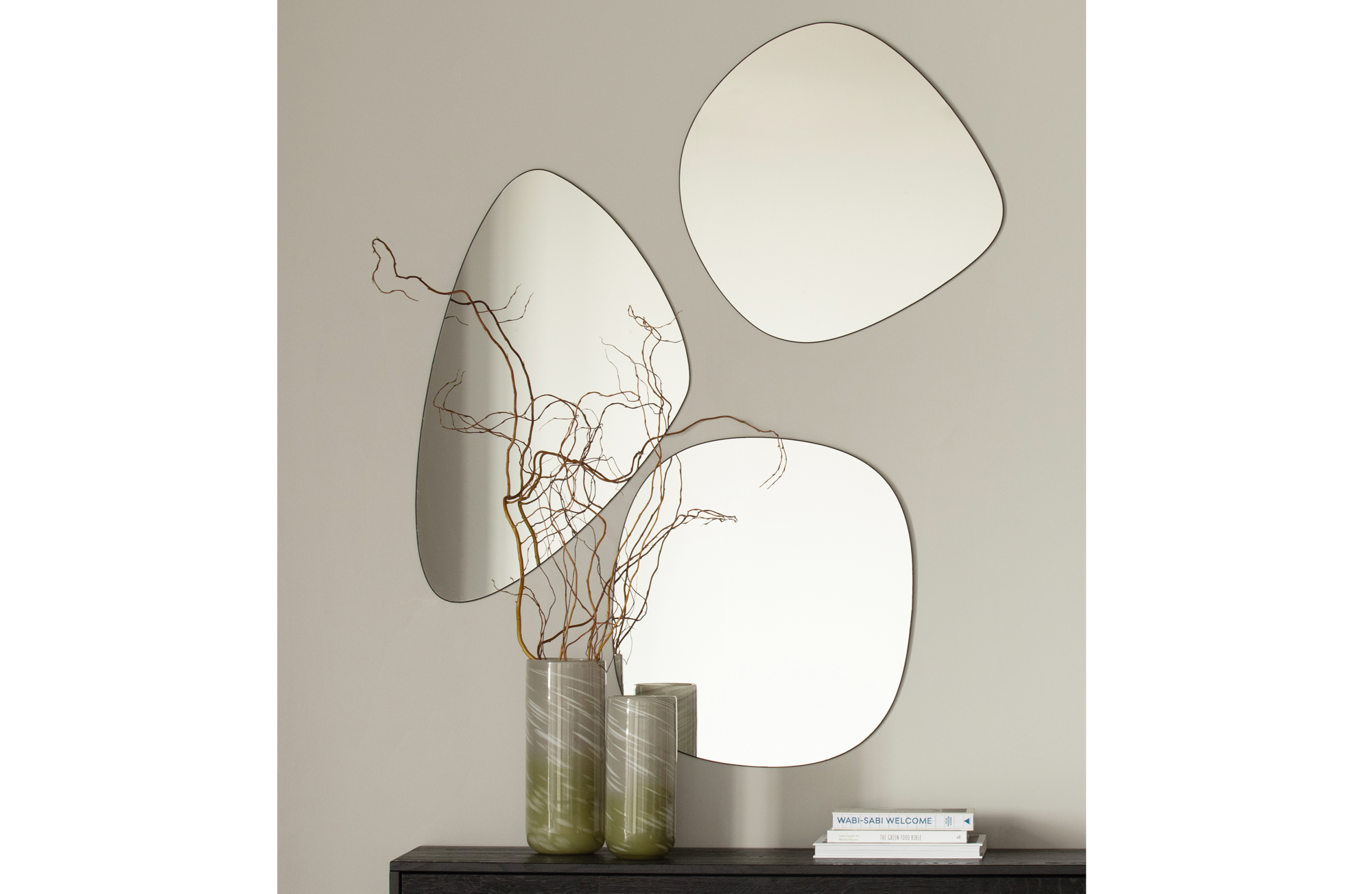 Spiegel Philou 80x50cm - Zwart