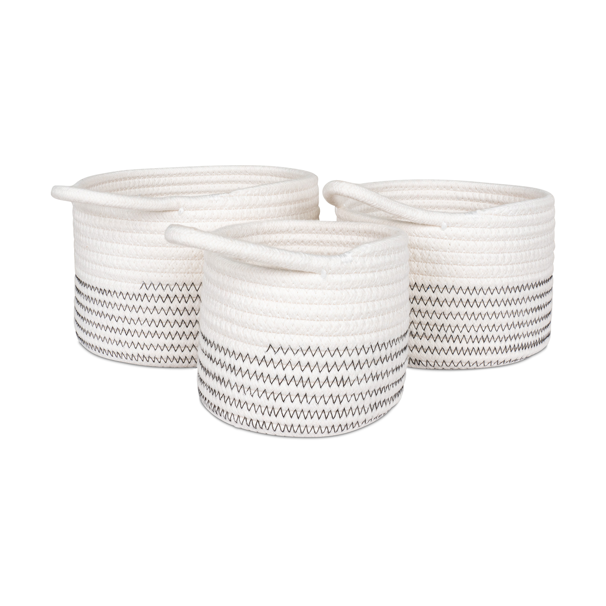 Mand Sascha - set van 3 Wit