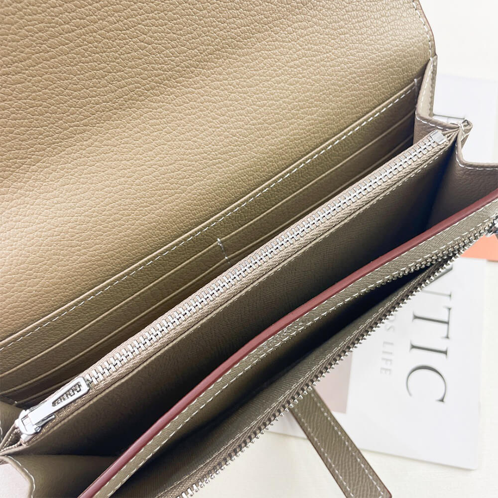 HERMES New H Passant Toutenmain wallet(HIGH-END GRADE) - Top Club