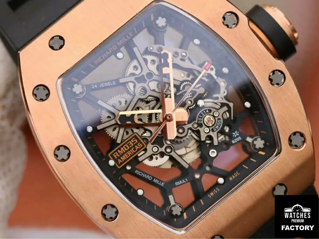 Richard Mille RM035 Americas KV Factory Rubber Strap