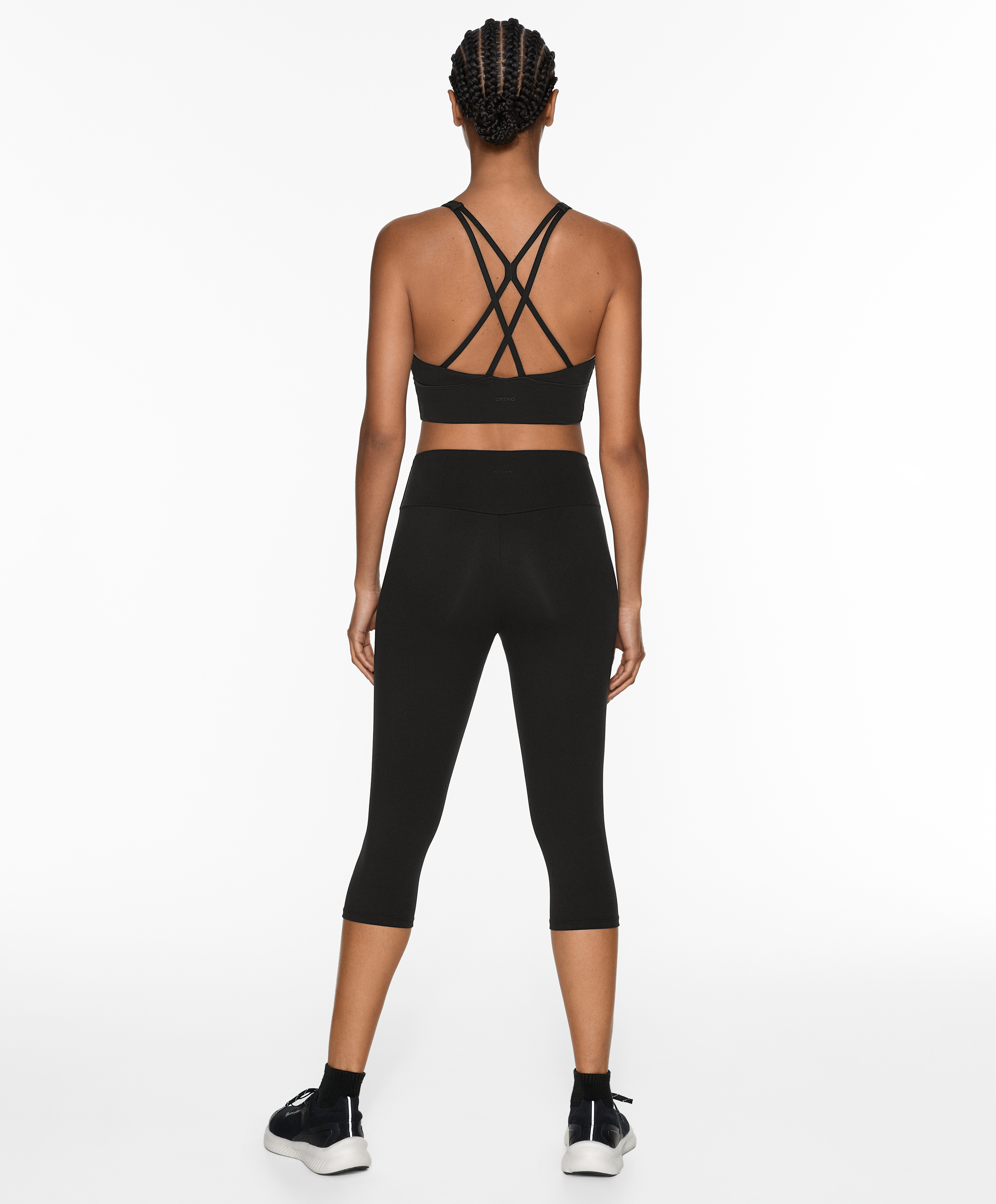 OYSHO Comfortlux high-rise 40cm capri leggings