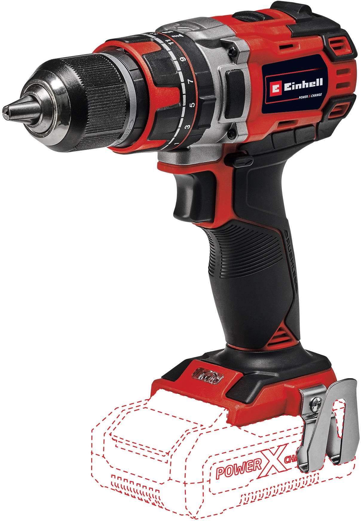 Einhell Trapano avvitatore percussione a batteria Einhell TE-CD18/50Li-i BL